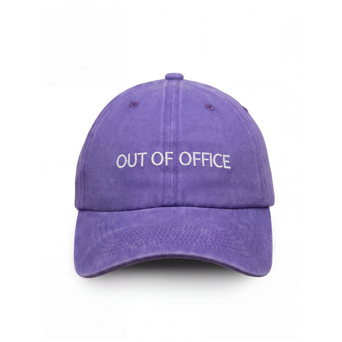 OUT OF OFFICE PURPLE WASHED CAP
