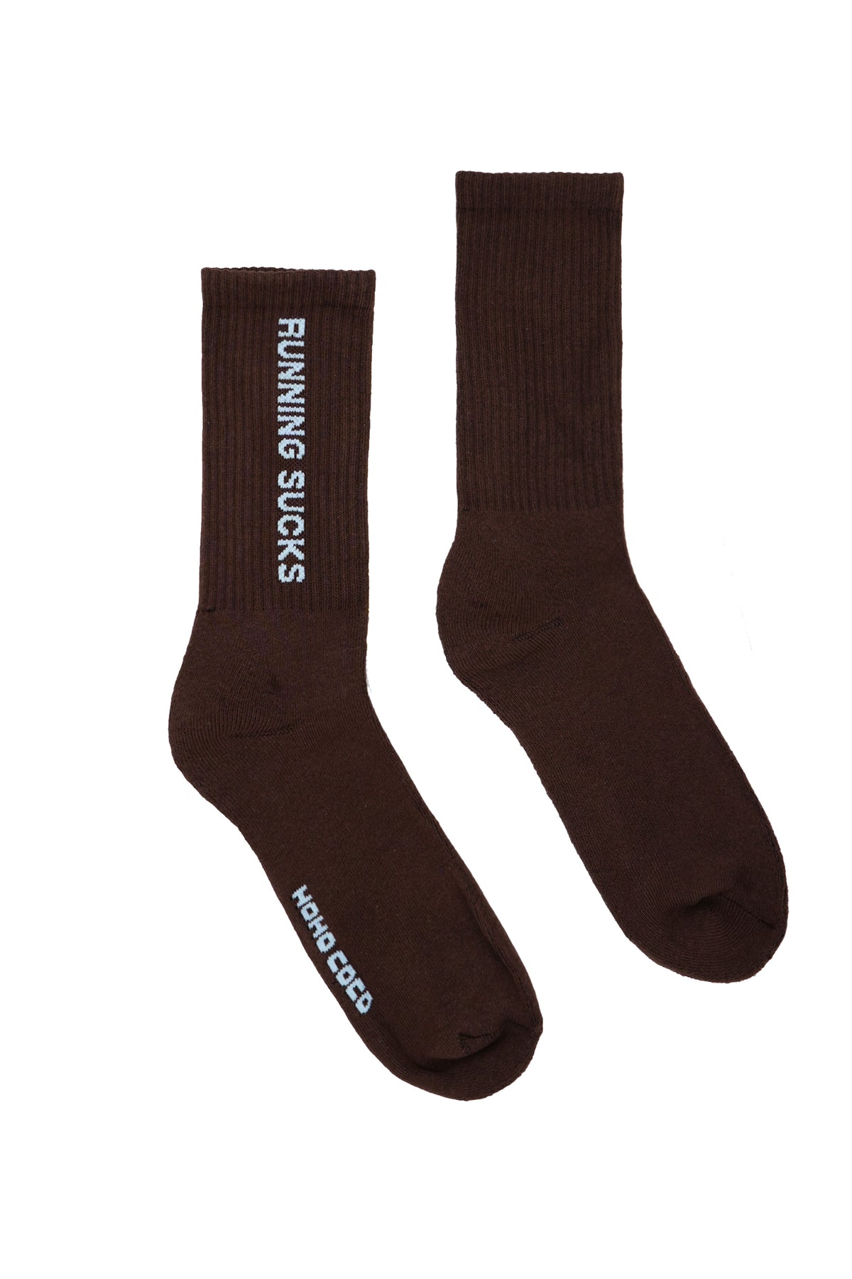 Running Sucks socks by HO HO COCO