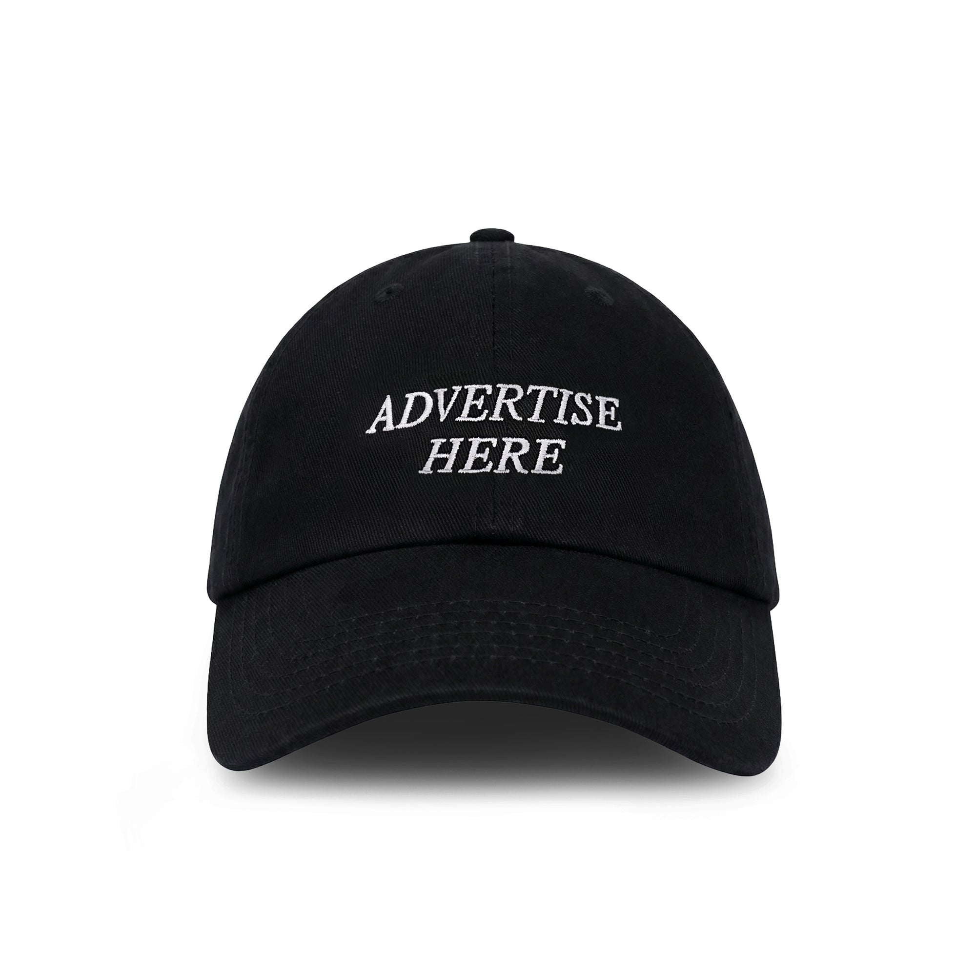 Advertise Here embroidered baseball cap by HO HO COCO