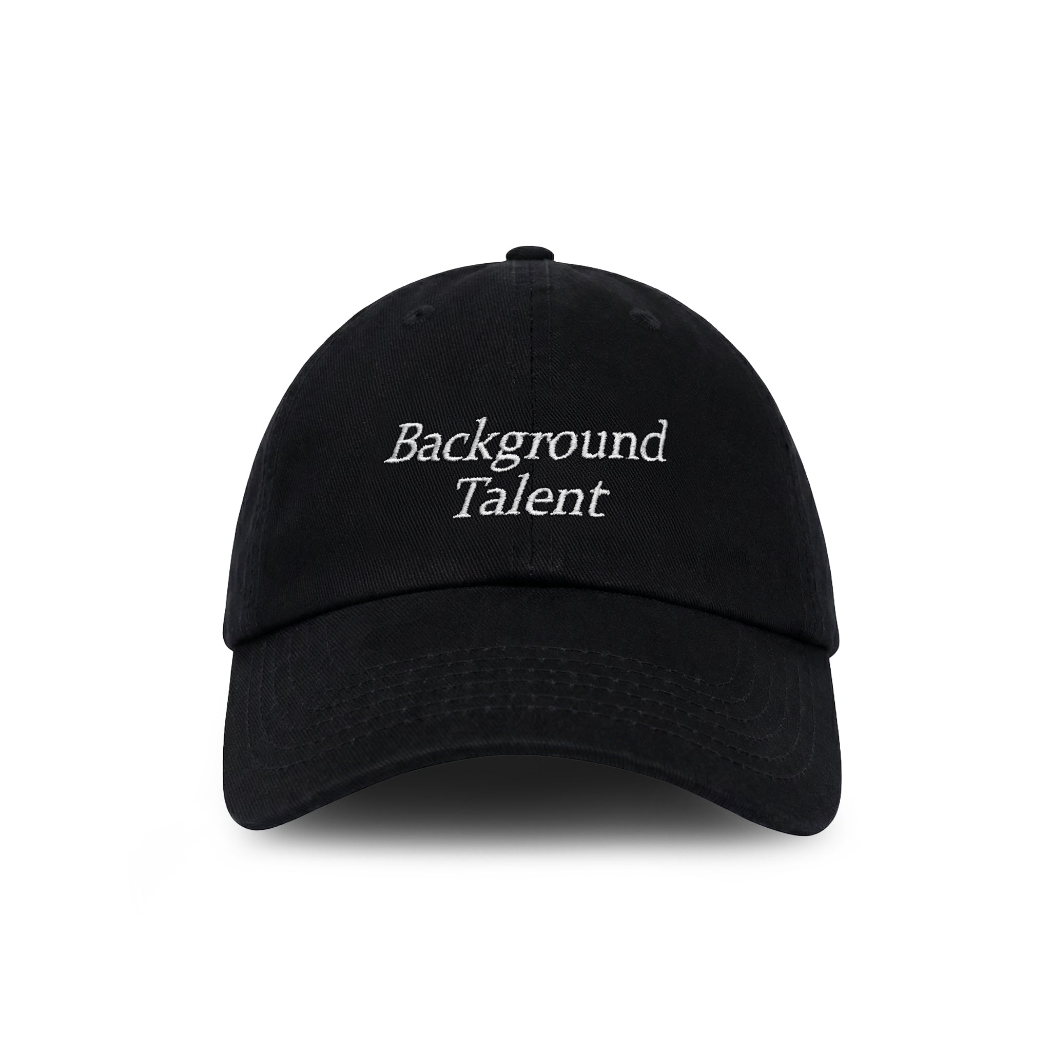 Background Talent embroidered baseball cap by HO HO COCO