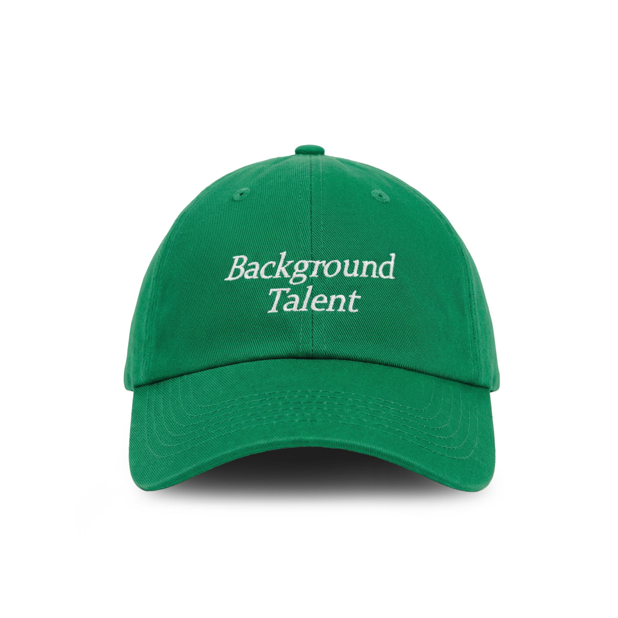 Background Talent embroidered baseball cap by HO HO COCO