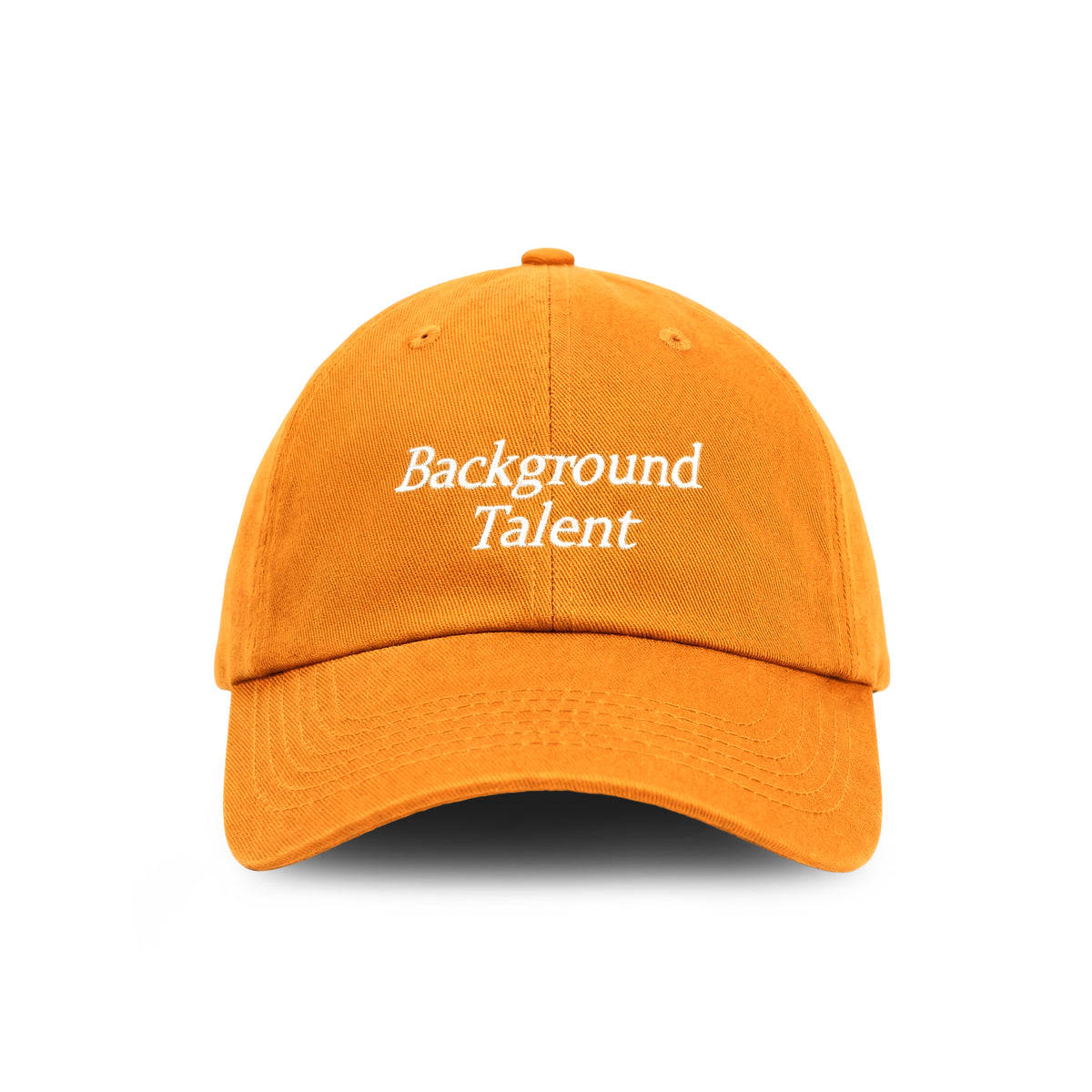Background Talent embroidered baseball cap by HO HO COCO