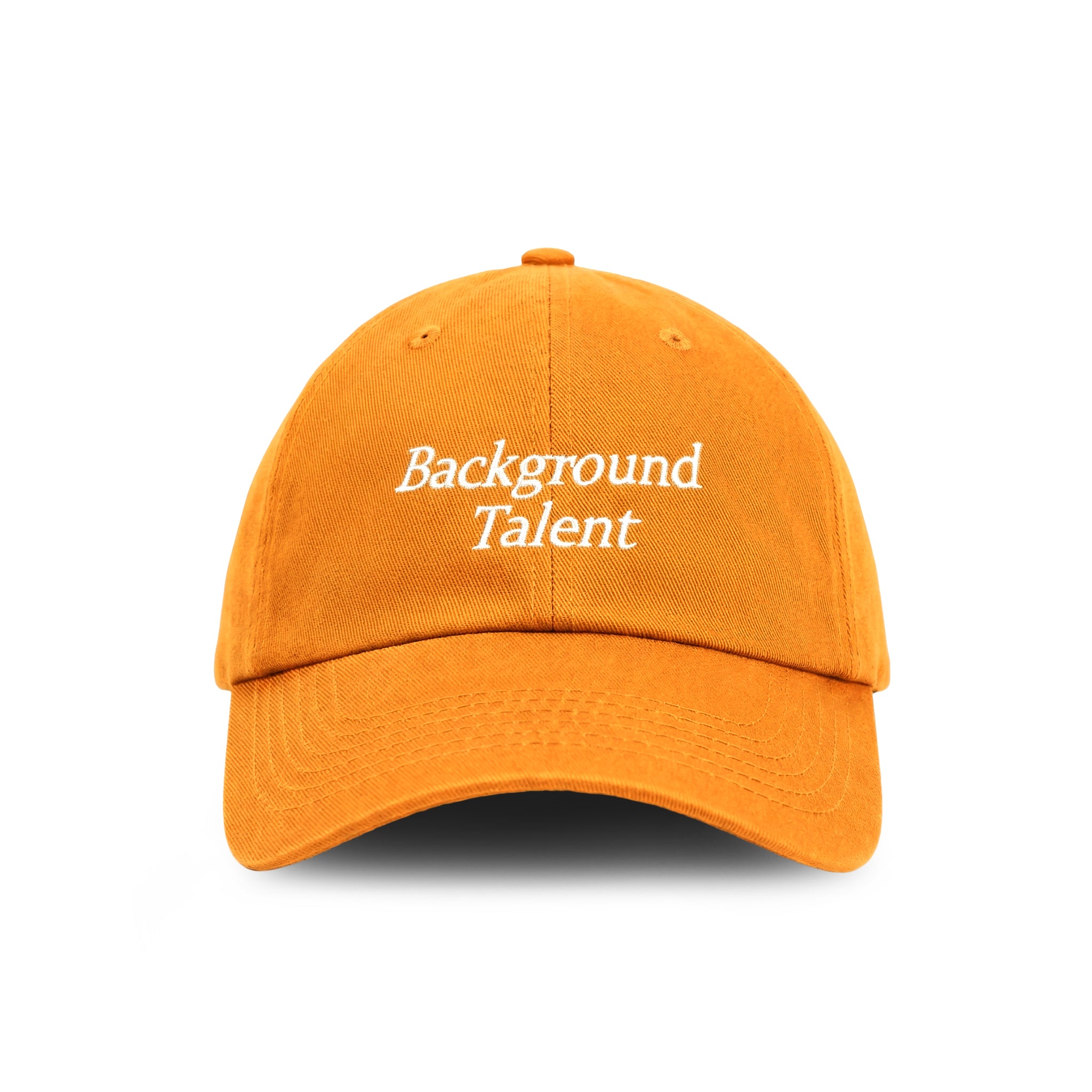 Background Talent embroidered baseball cap by HO HO COCO