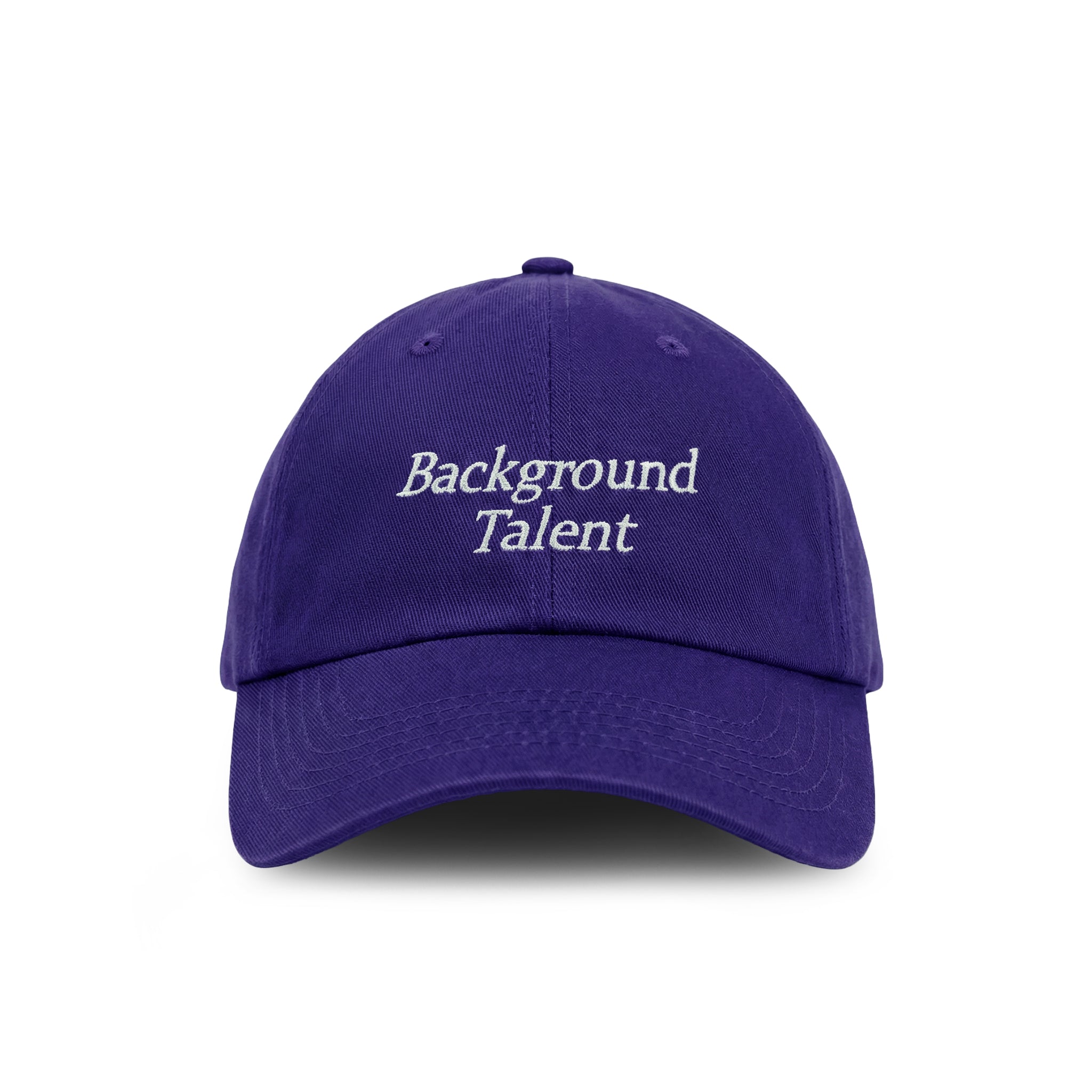 Background Talent embroidered baseball cap by HO HO COCO
