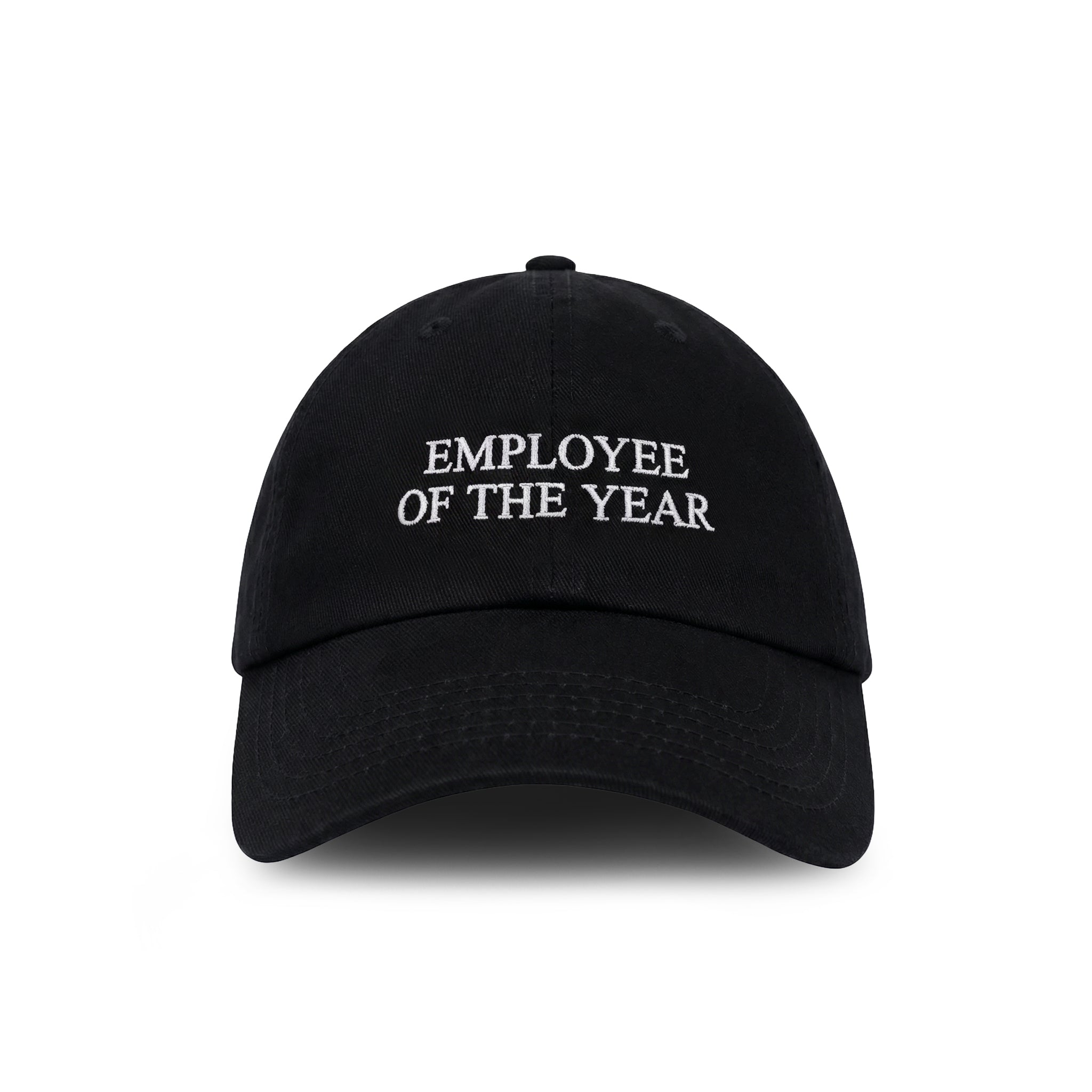 Employee of the Year embroidered baseball cap by HO HO COCO
