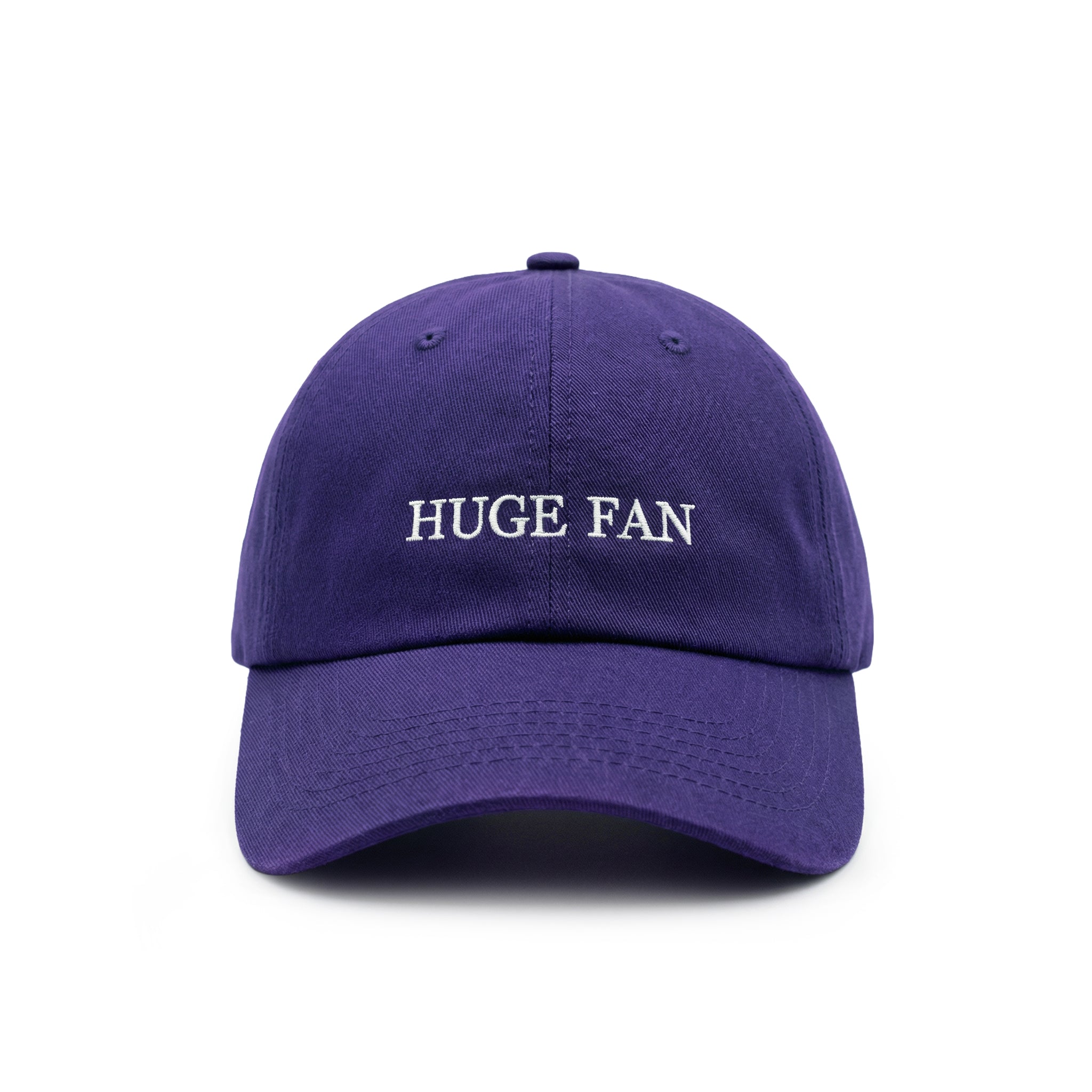 Huge Fan embroidered baseball cap by HO HO COCO