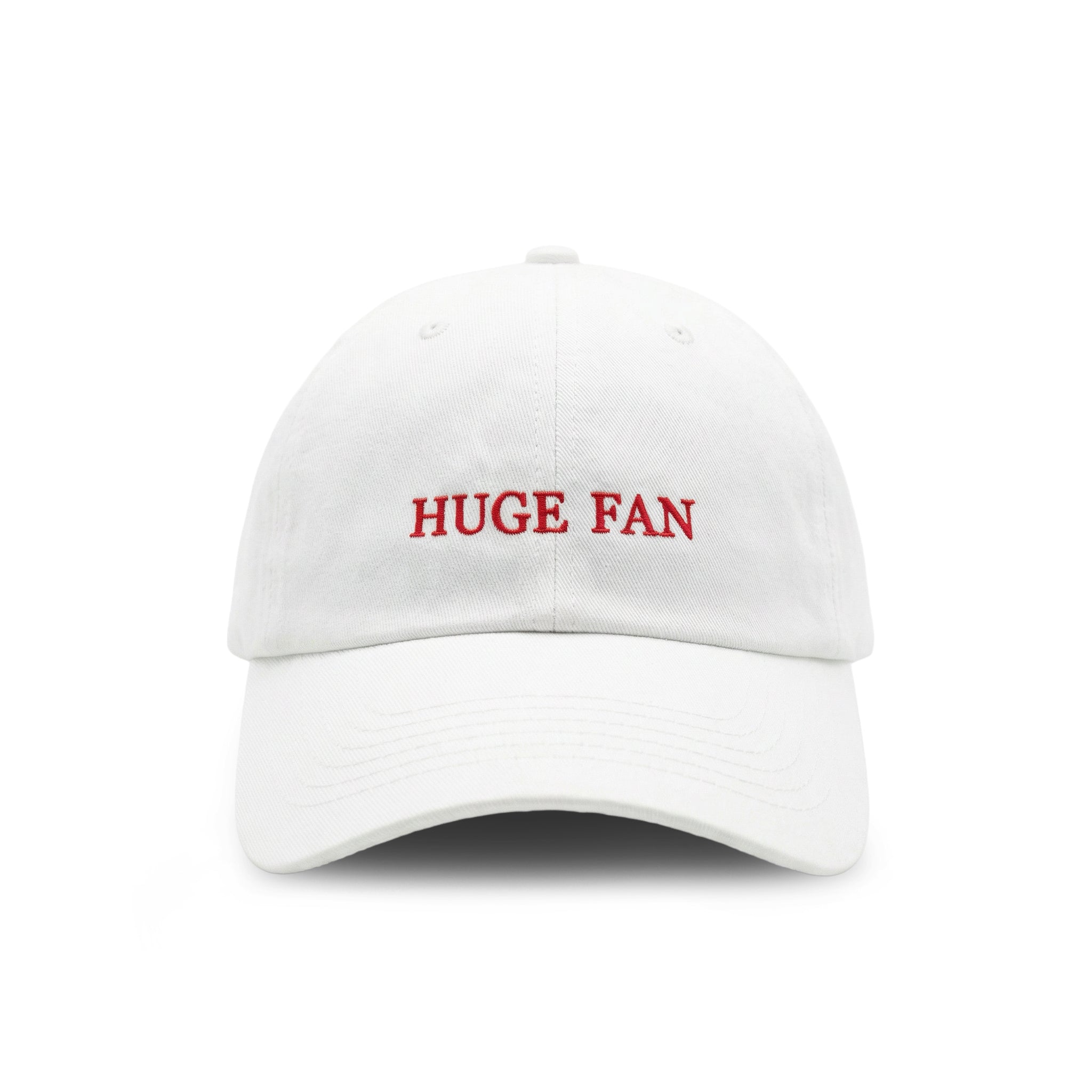 Huge Fan embroidered baseball cap by HO HO COCO