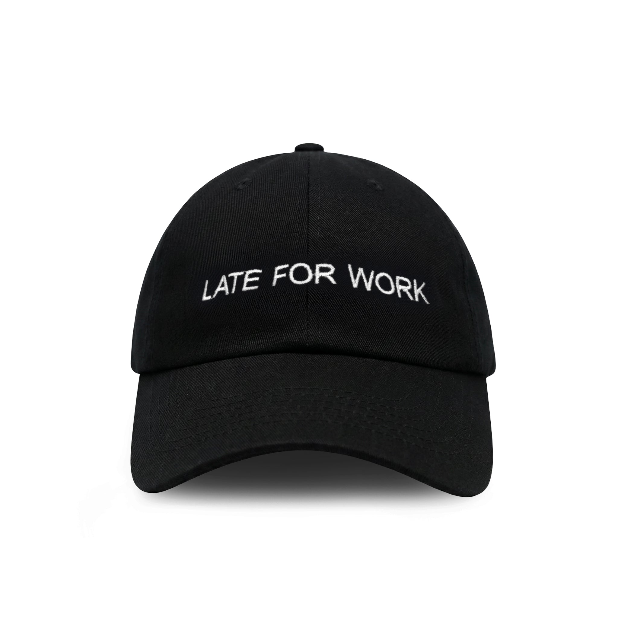 Late for Work embroidered baseball cap by HO HO COCO