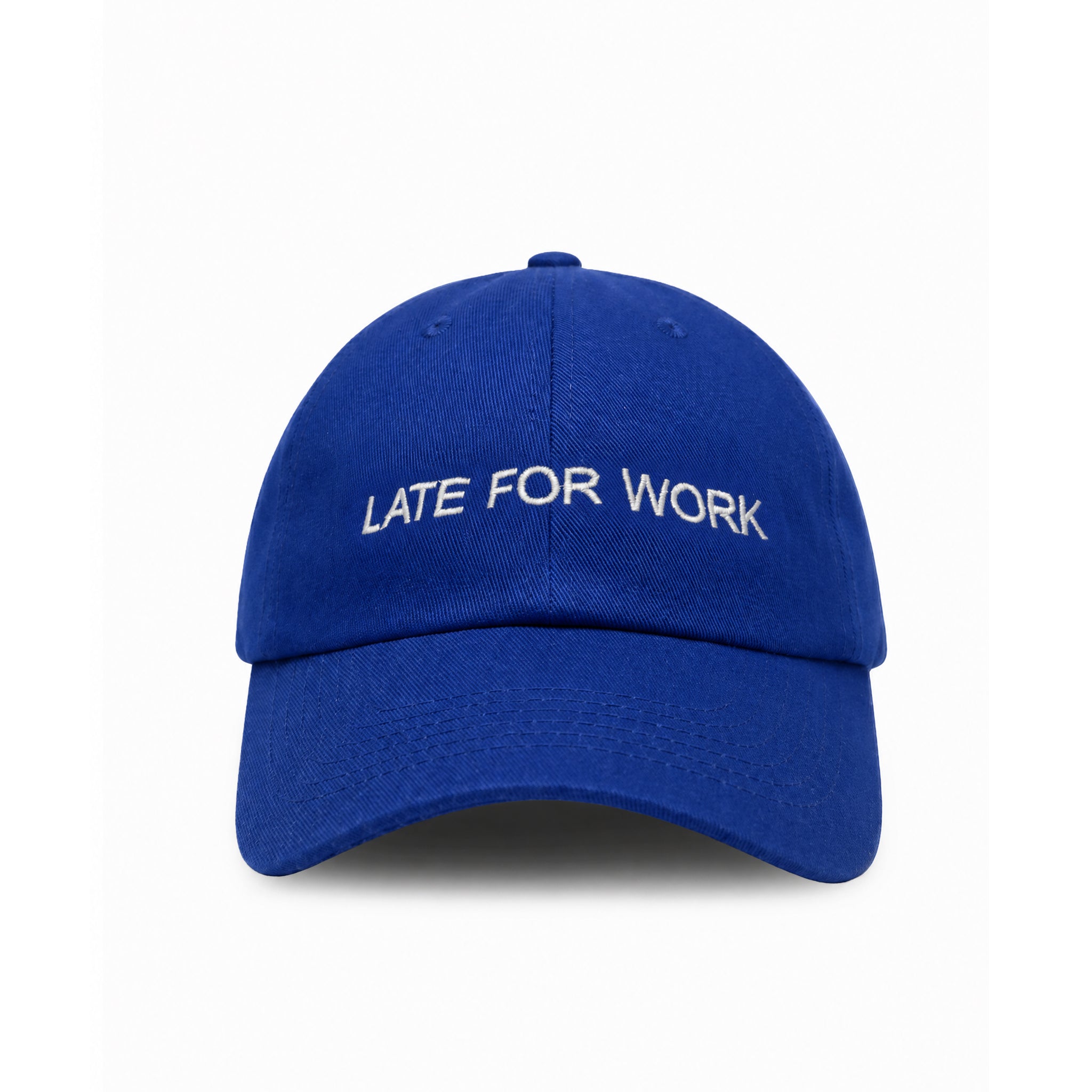 Late for Work embroidered baseball cap by HO HO COCO