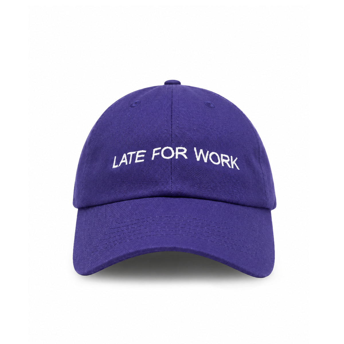 Late for Work embroidered baseball cap by HO HO COCO