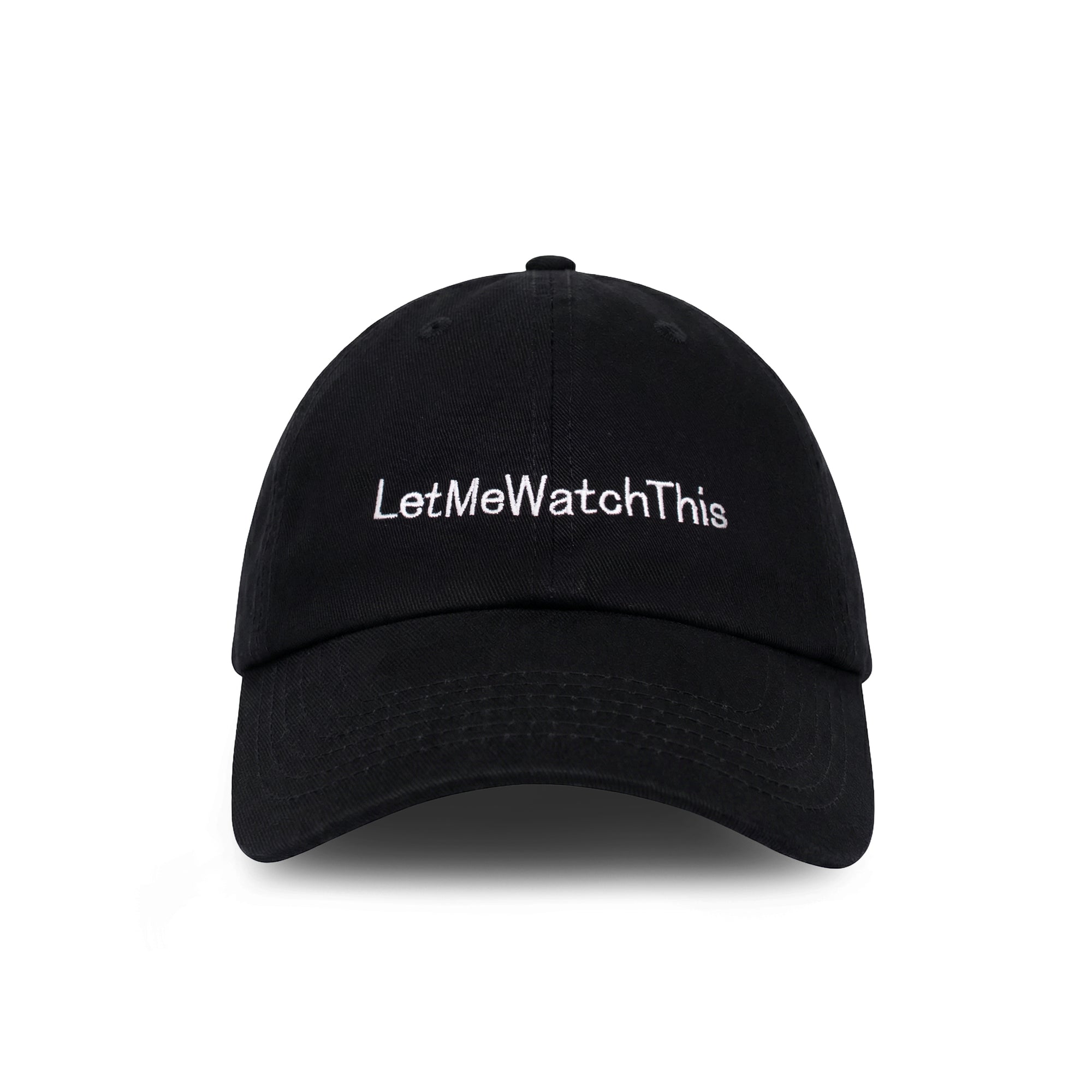 LETMEWATCHTHIS embroidered baseball cap by HO HO COCO