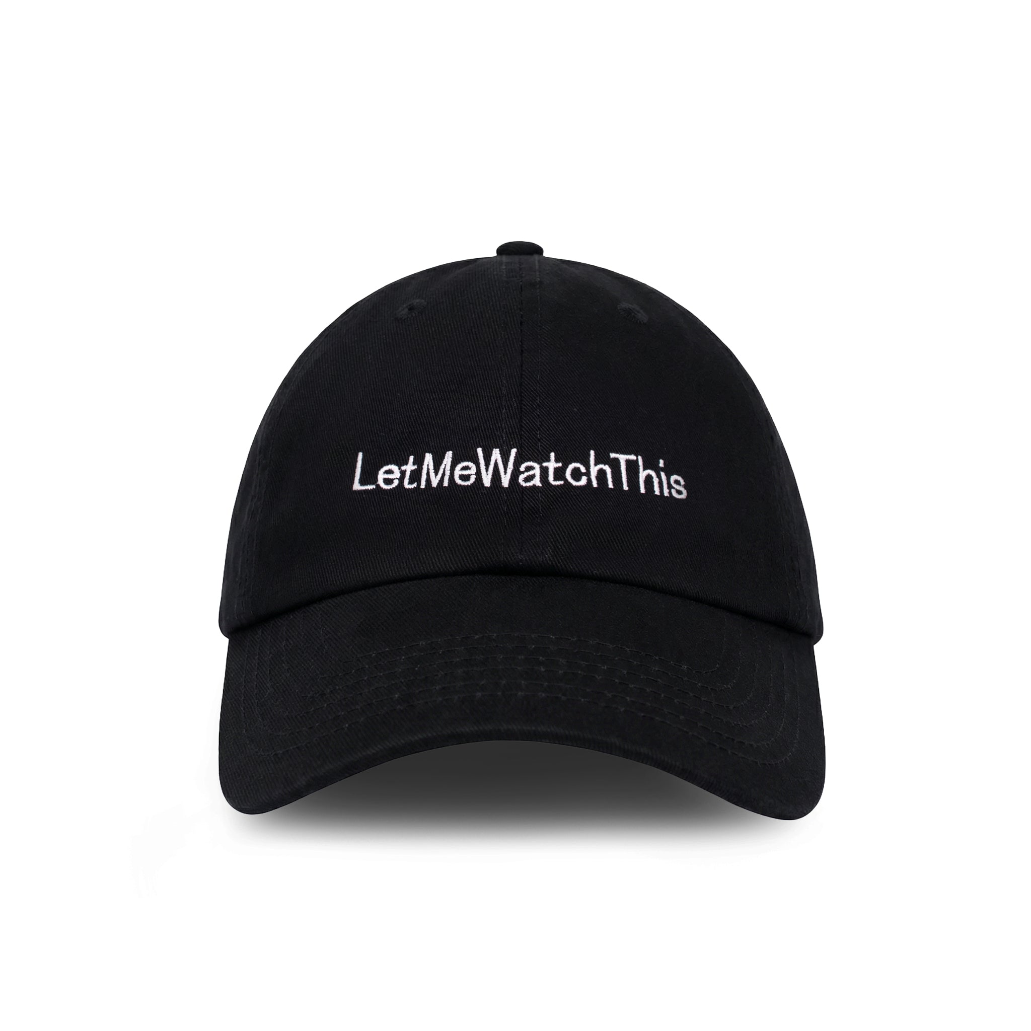 LETMEWATCHTHIS embroidered baseball cap by HO HO COCO
