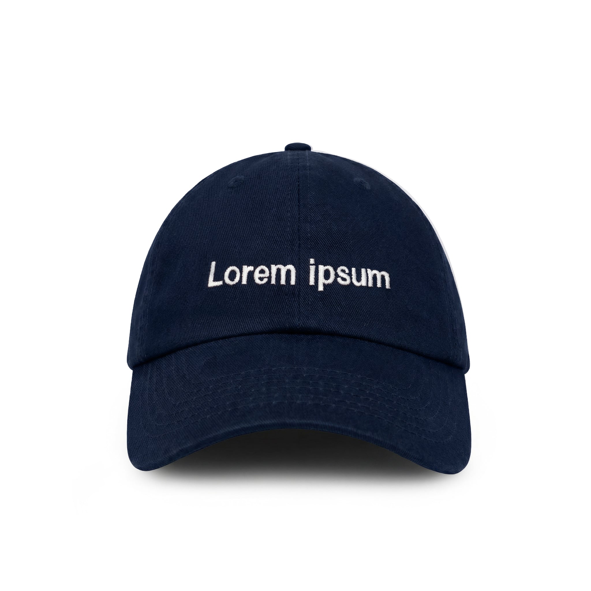 Lorem Ipsum embroidered baseball cap by HO HO COCO