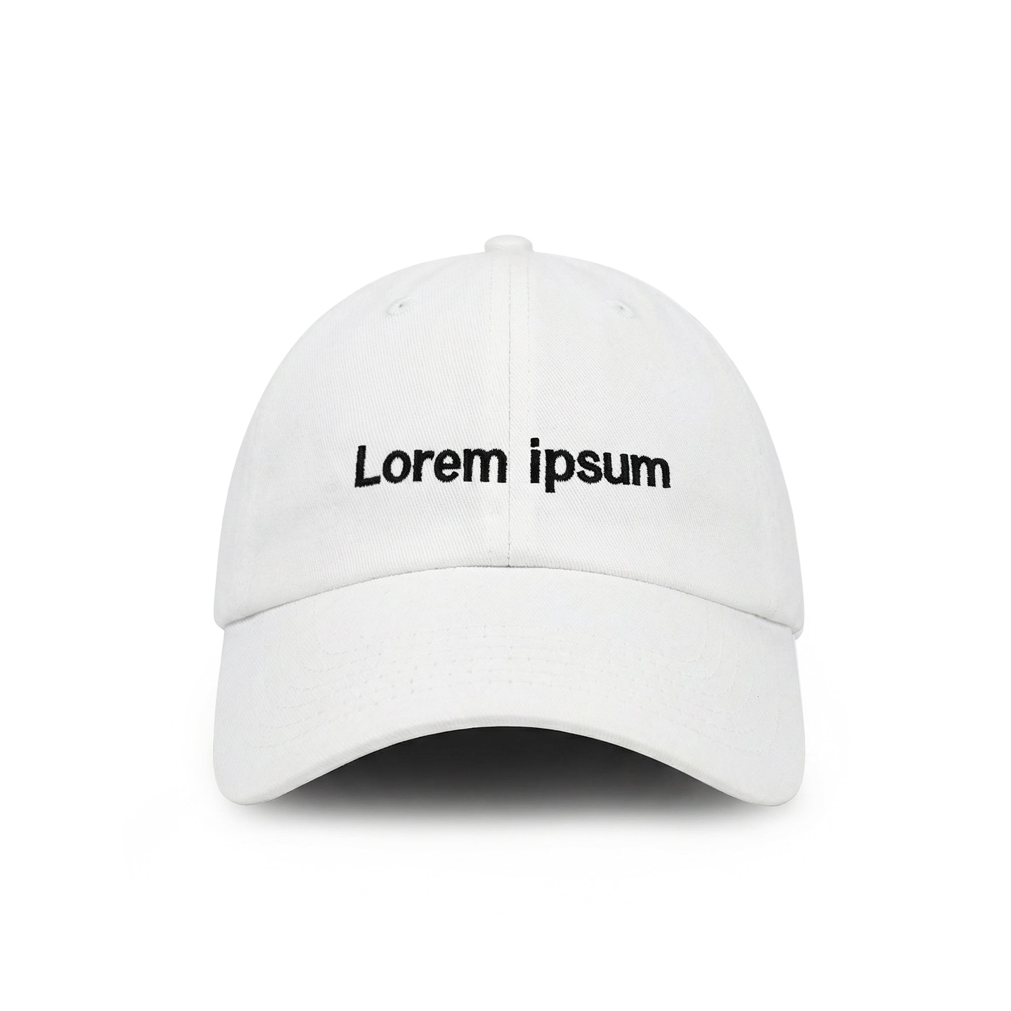 Lorem Ipsum embroidered baseball cap by HO HO COCO