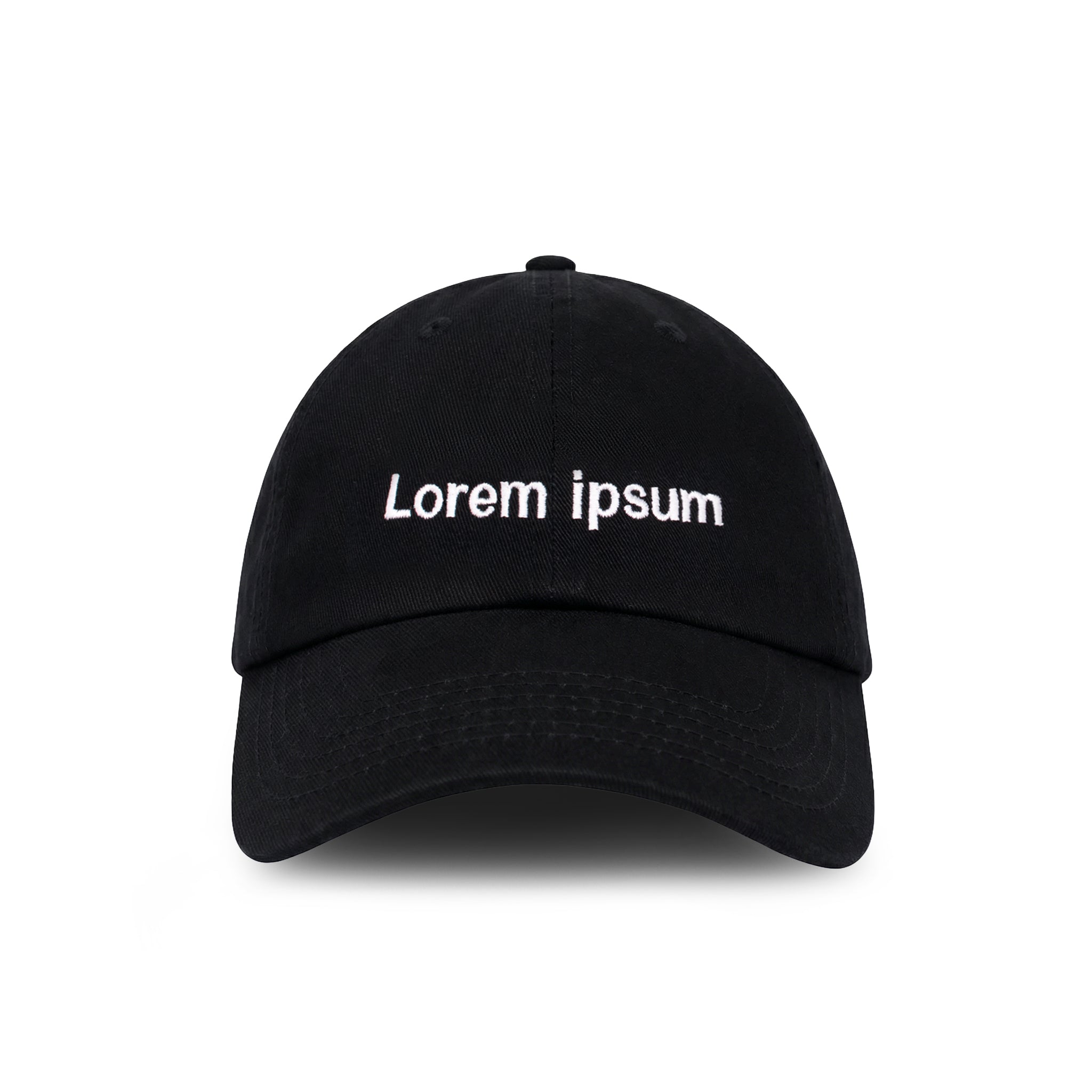 Lorem Ipsum embroidered baseball cap by HO HO COCO