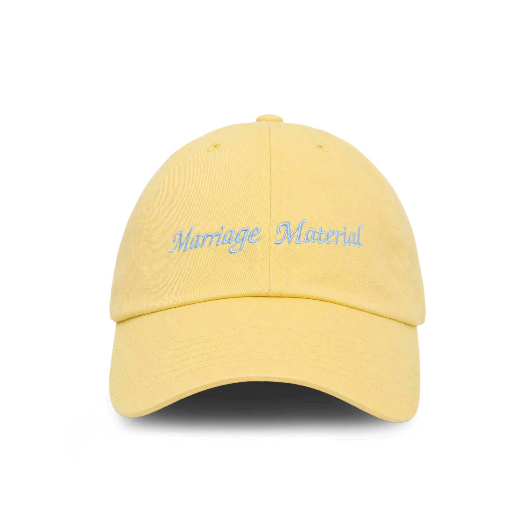 Marriage Material embroidered baseball cap by HO HO COCO