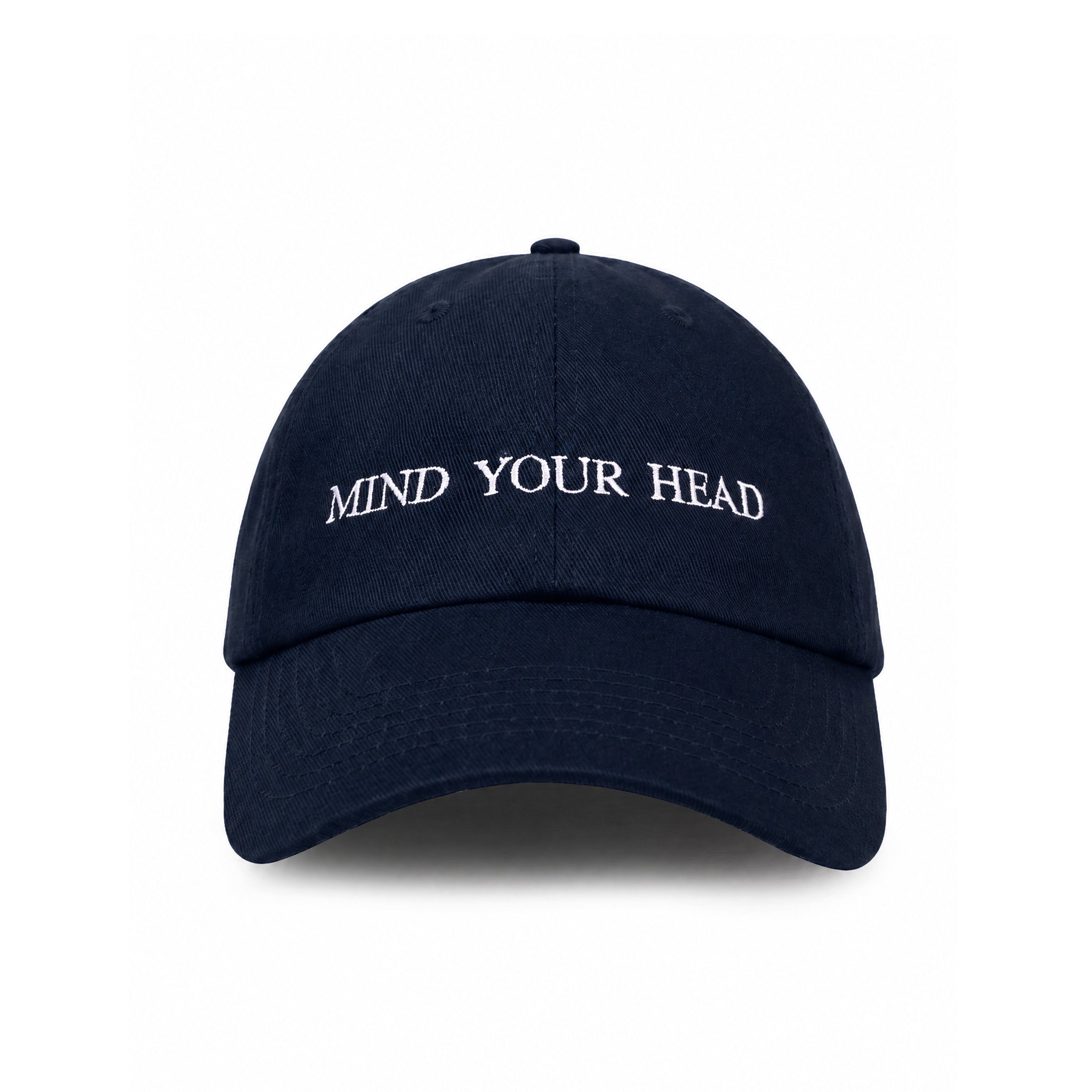 Mind Your Head embroidered baseball cap by HO HO COCO