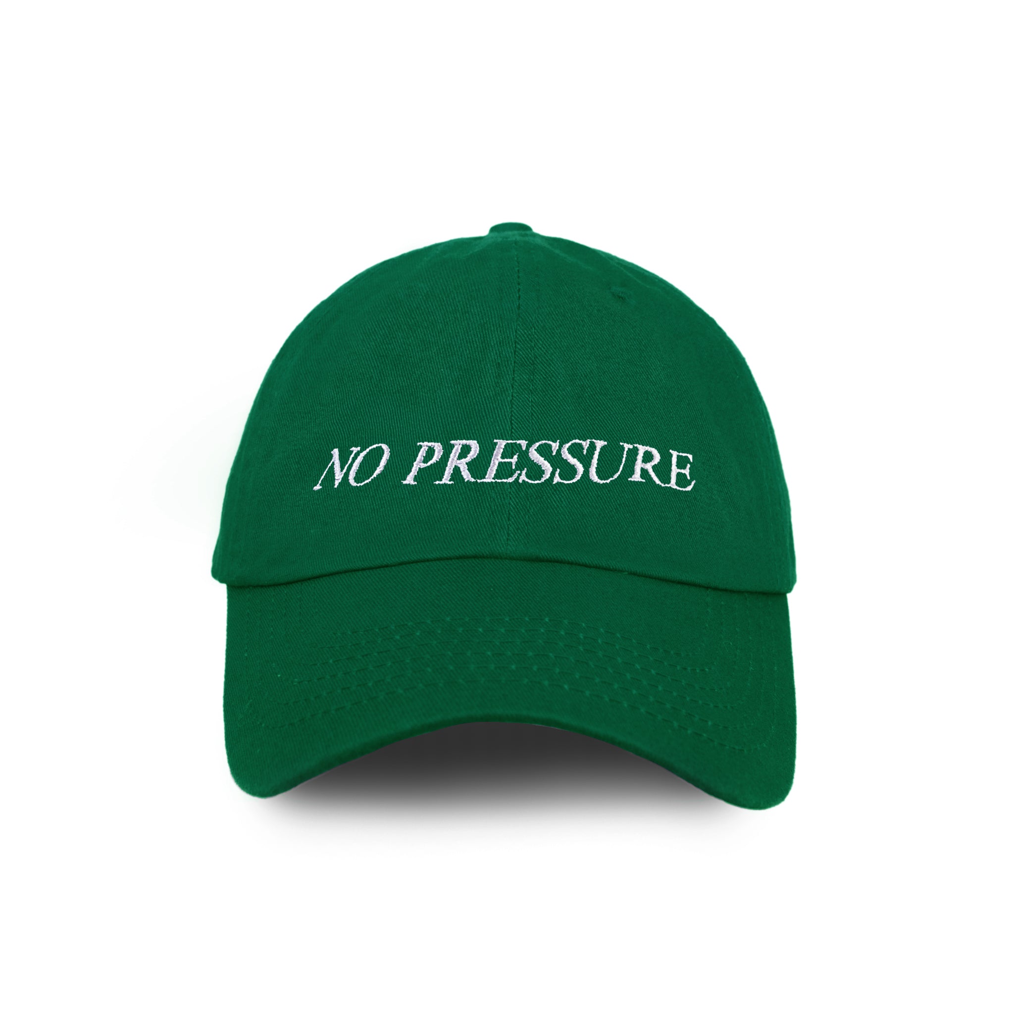No Pressure Baseball Cap – Merch Logo, Verstellbar, Atmungsaktiv, UV-Schutz – Unisex Für Sport, Wandern & Freizeit