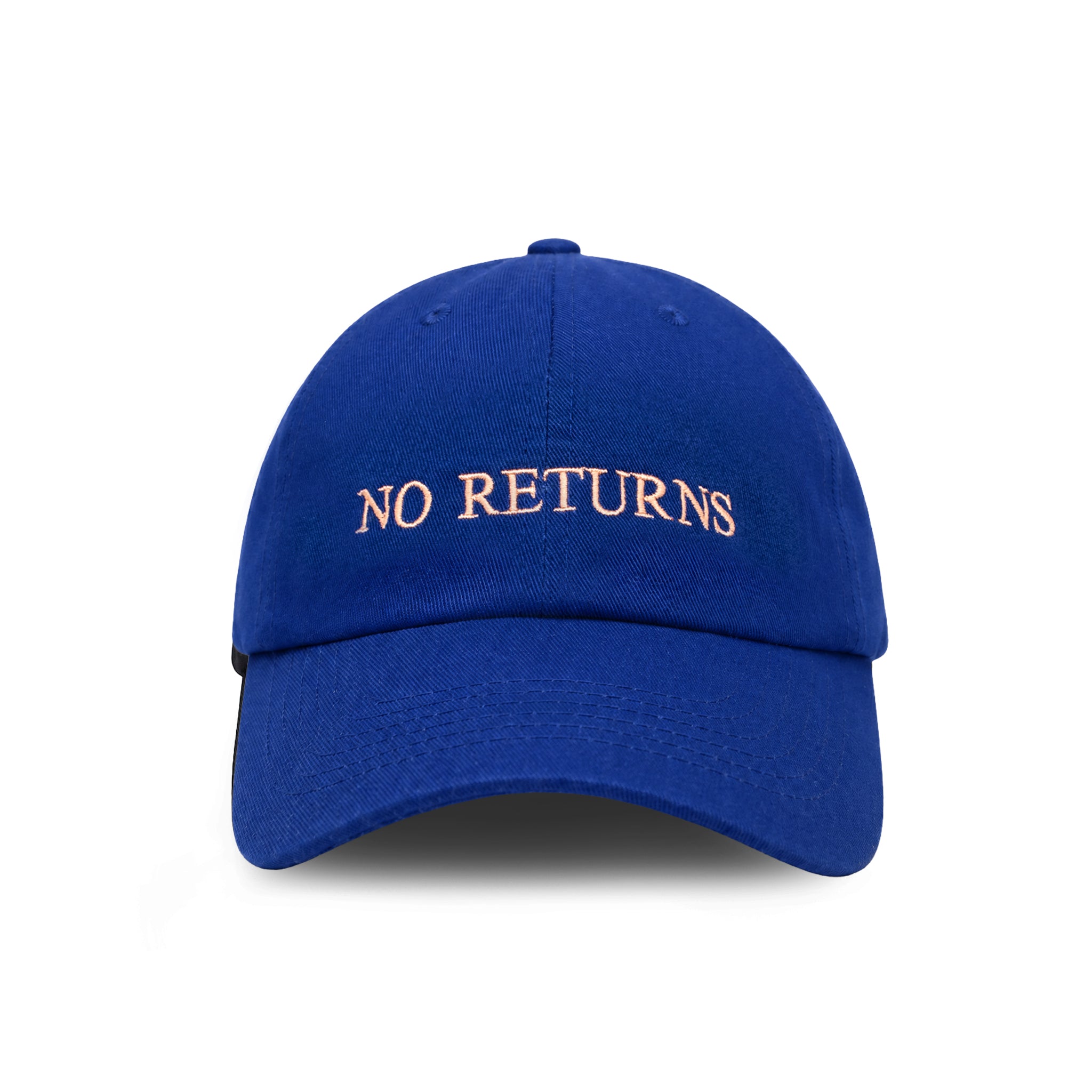 No Returns embroidered baseball cap by HO HO COCO
