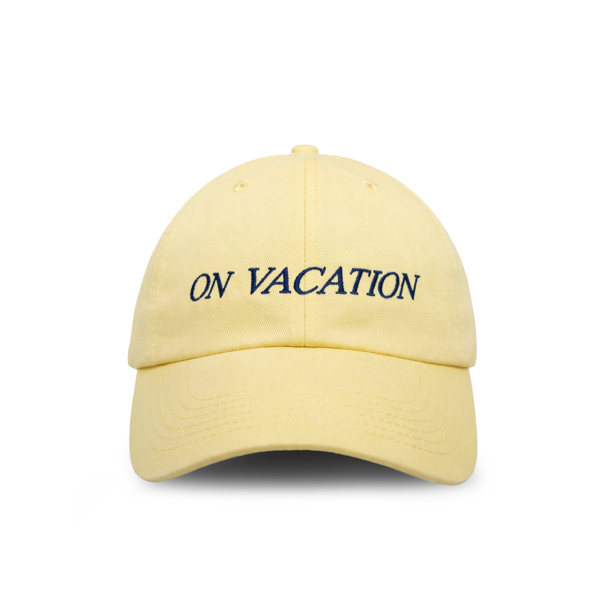 On Vacation embroidered baseball cap by HO HO COCO