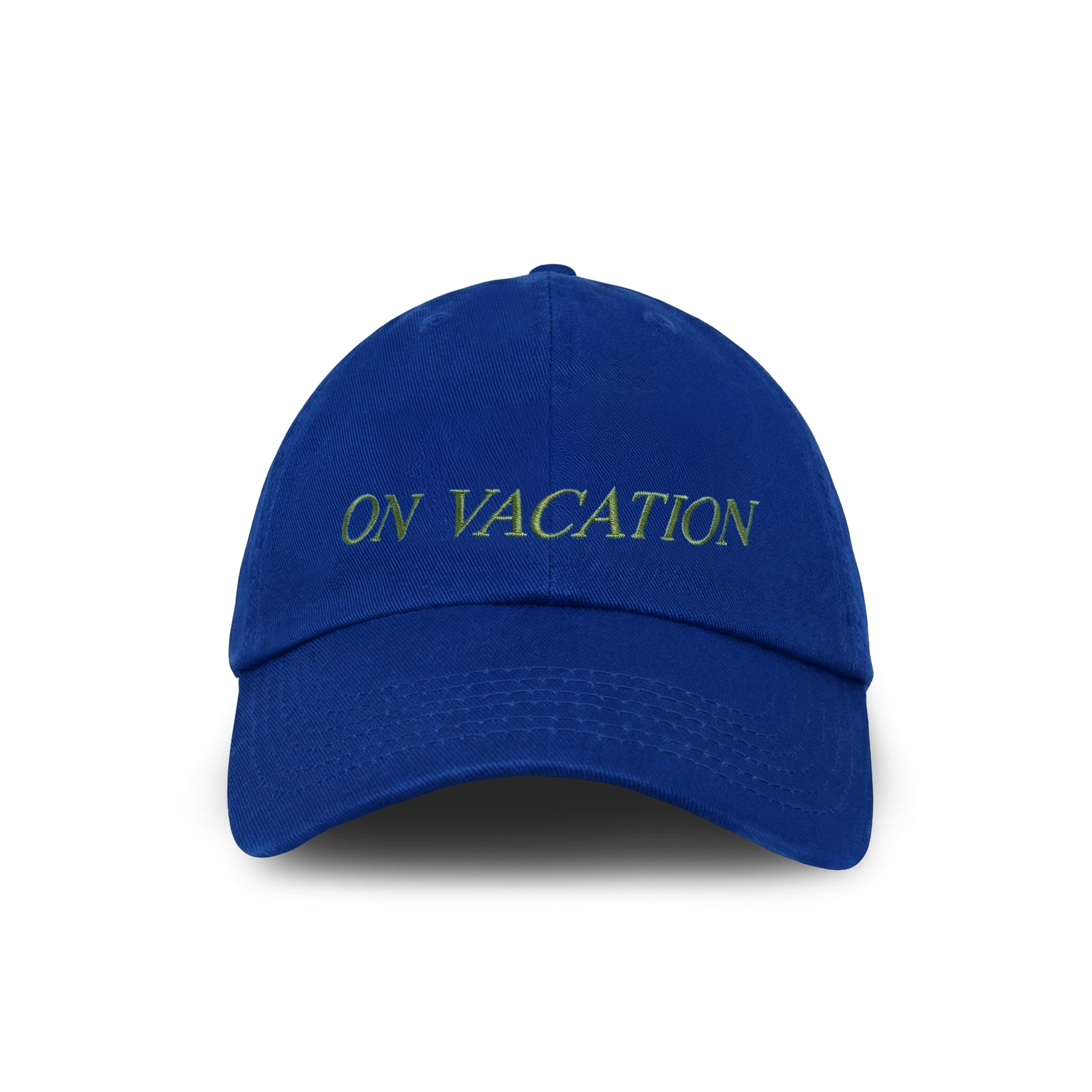 On Vacation embroidered baseball cap by HO HO COCO