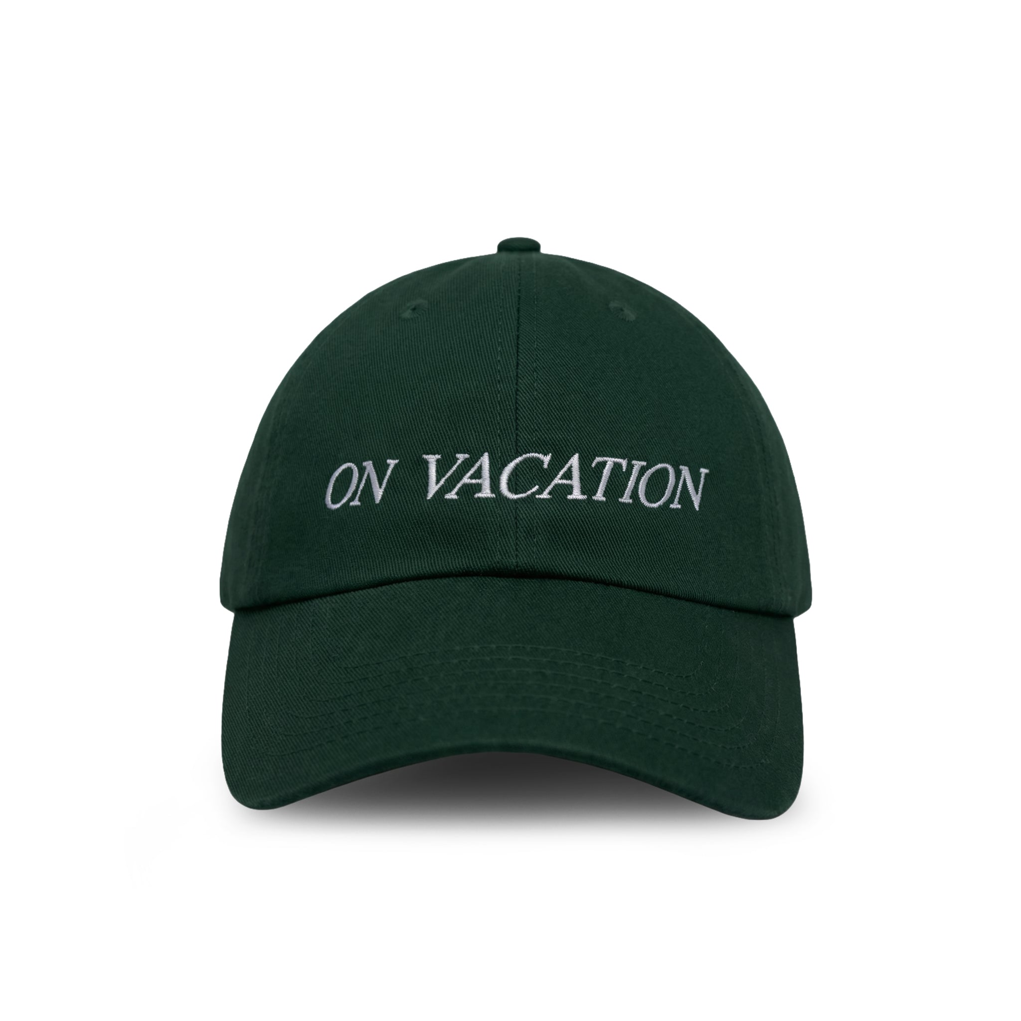 On Vacation embroidered baseball cap by HO HO COCO