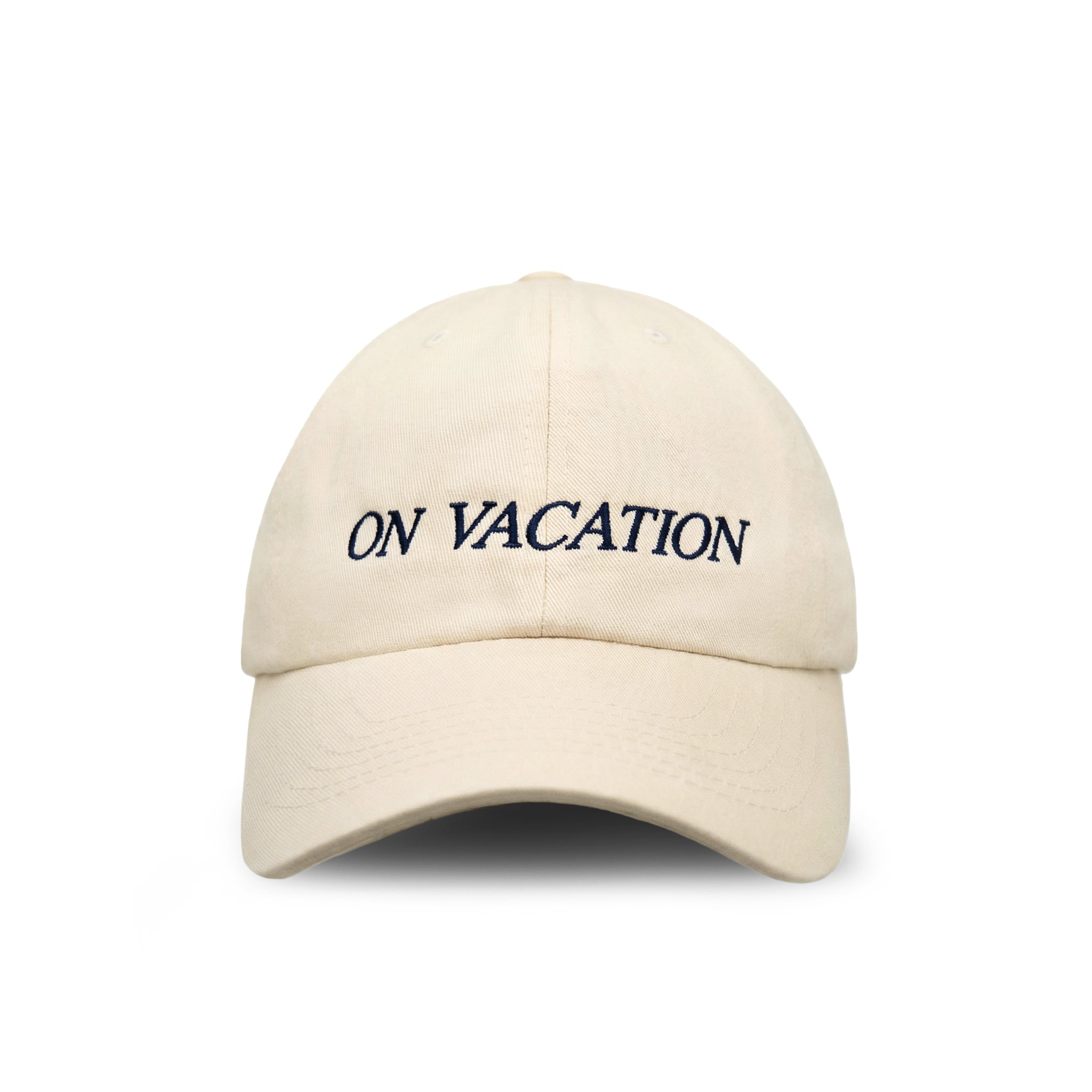 On Vacation embroidered baseball cap by HO HO COCO