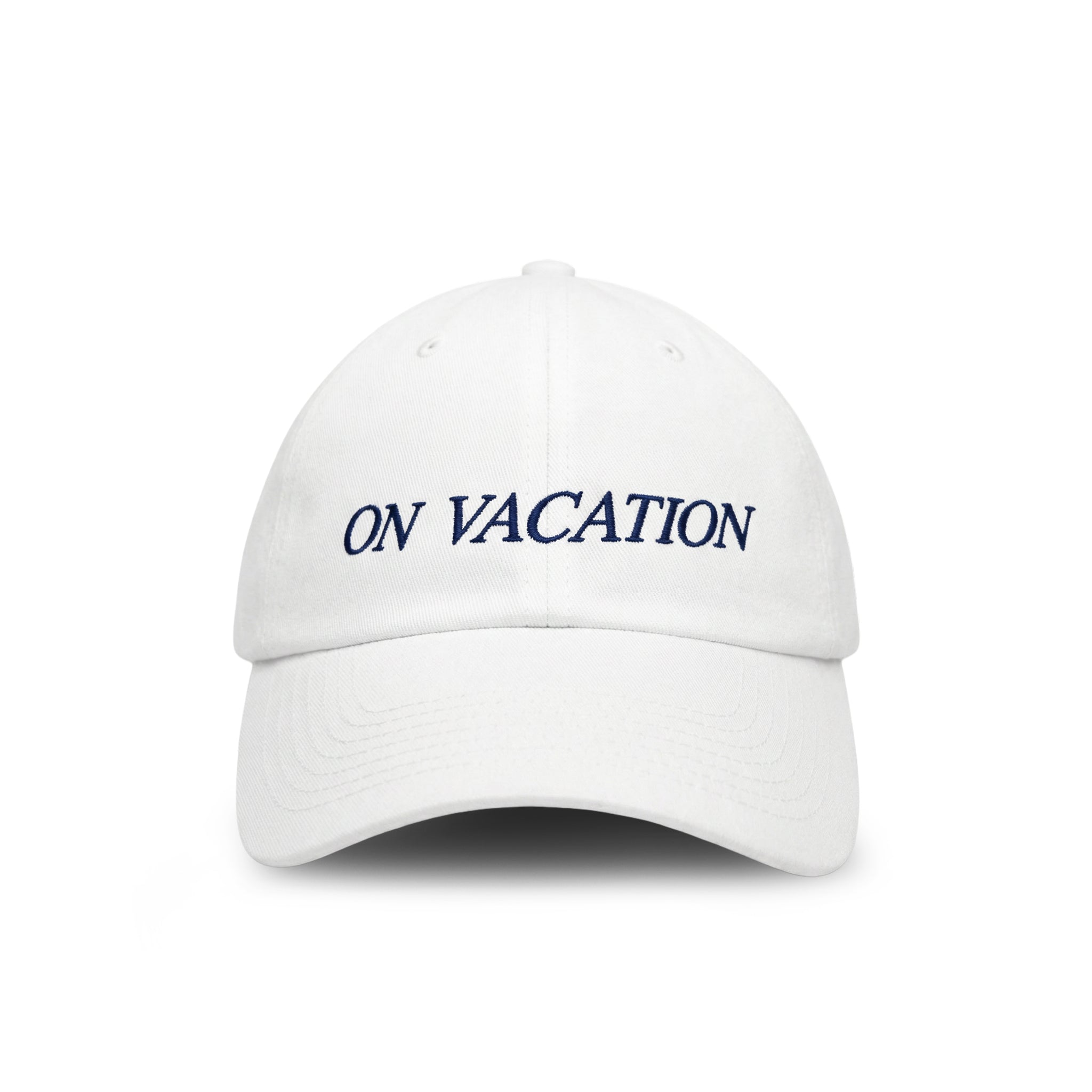On Vacation embroidered baseball cap by HO HO COCO
