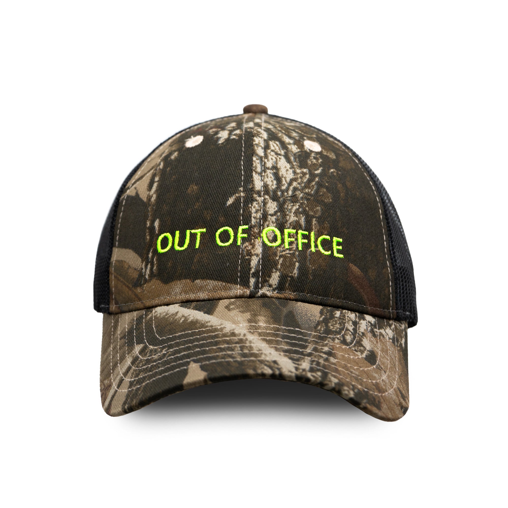 OUT OF OFFICE CAMO CAP