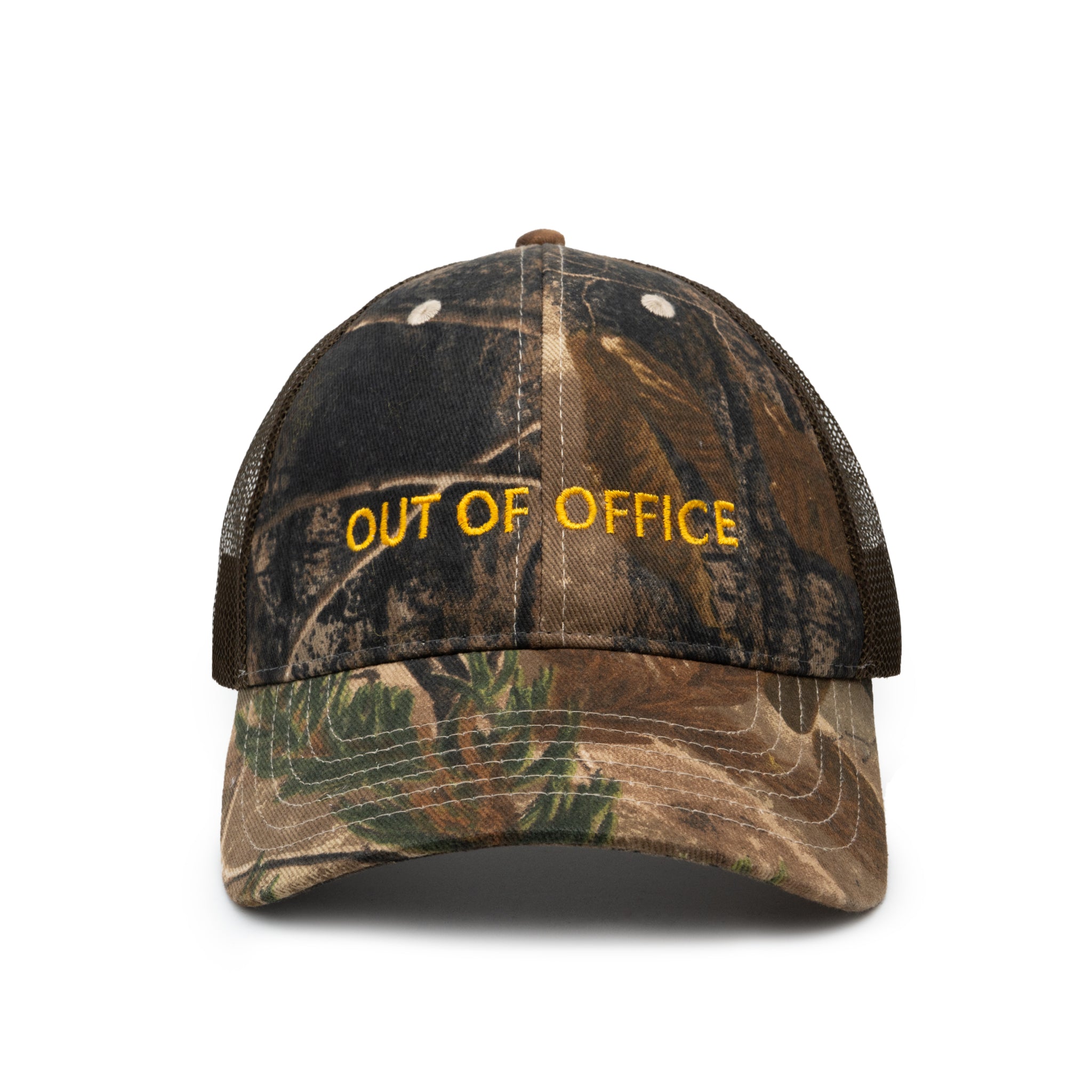 OUT OF OFFICE CAMO CAP