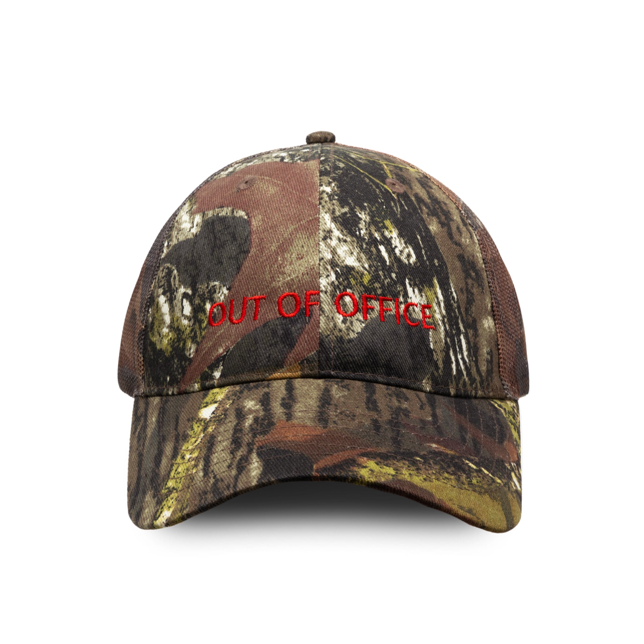 OUT OF OFFICE CAMO CAP