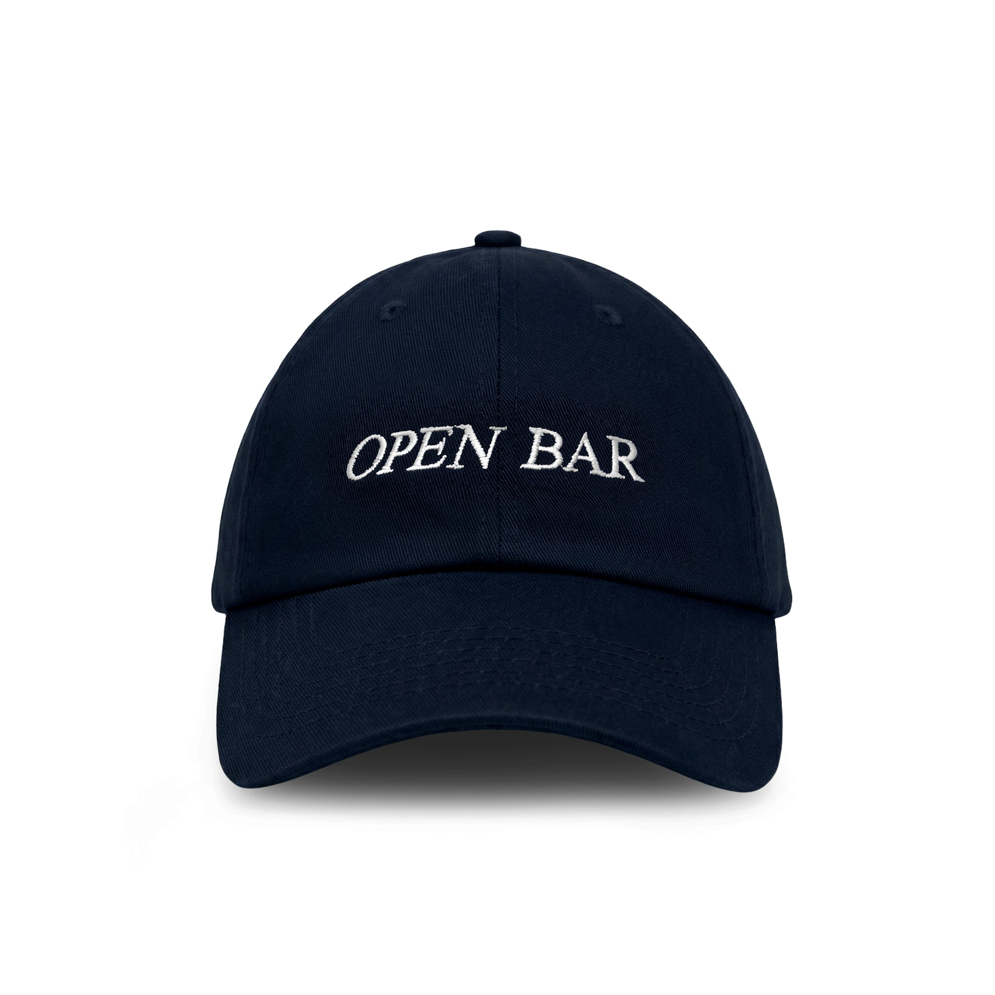 Open Bar embroidered baseball cap by HO HO COCO