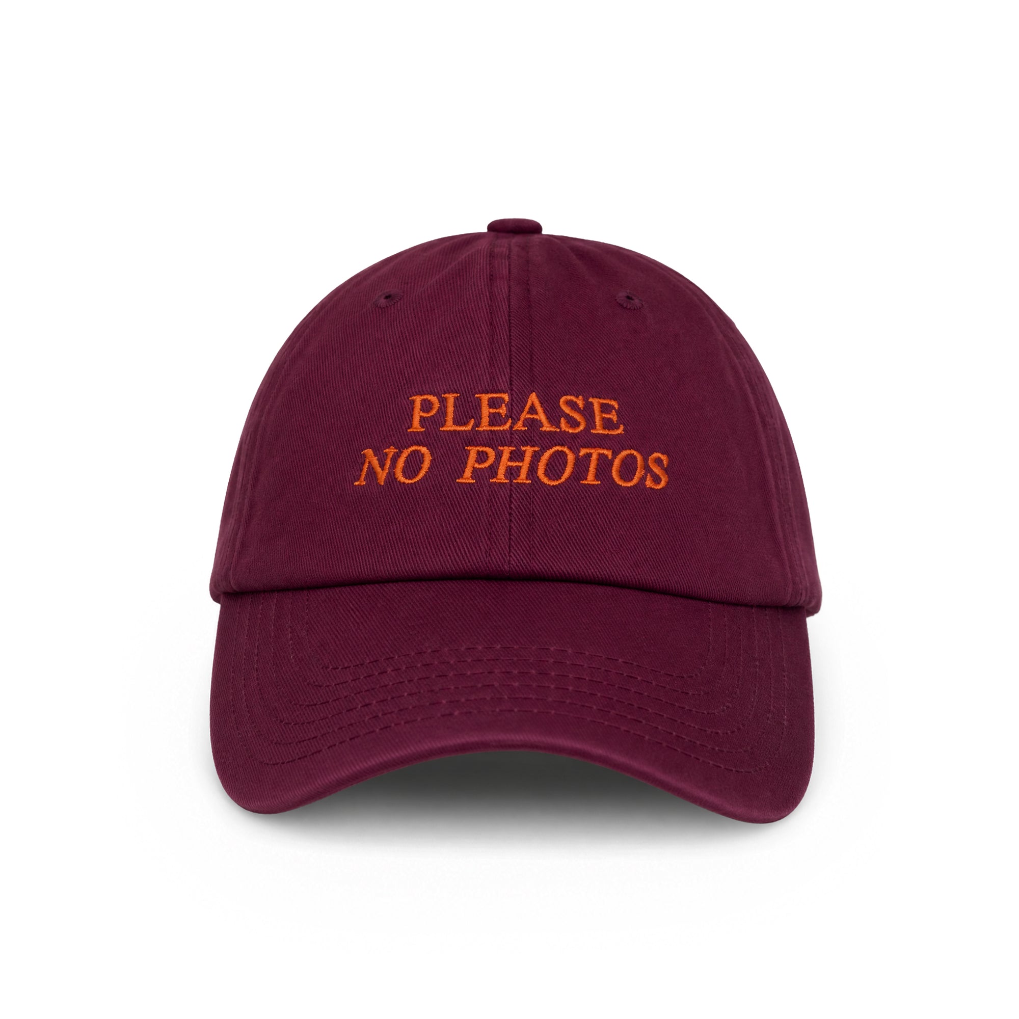 PLEASE NO PHOTOS CAP