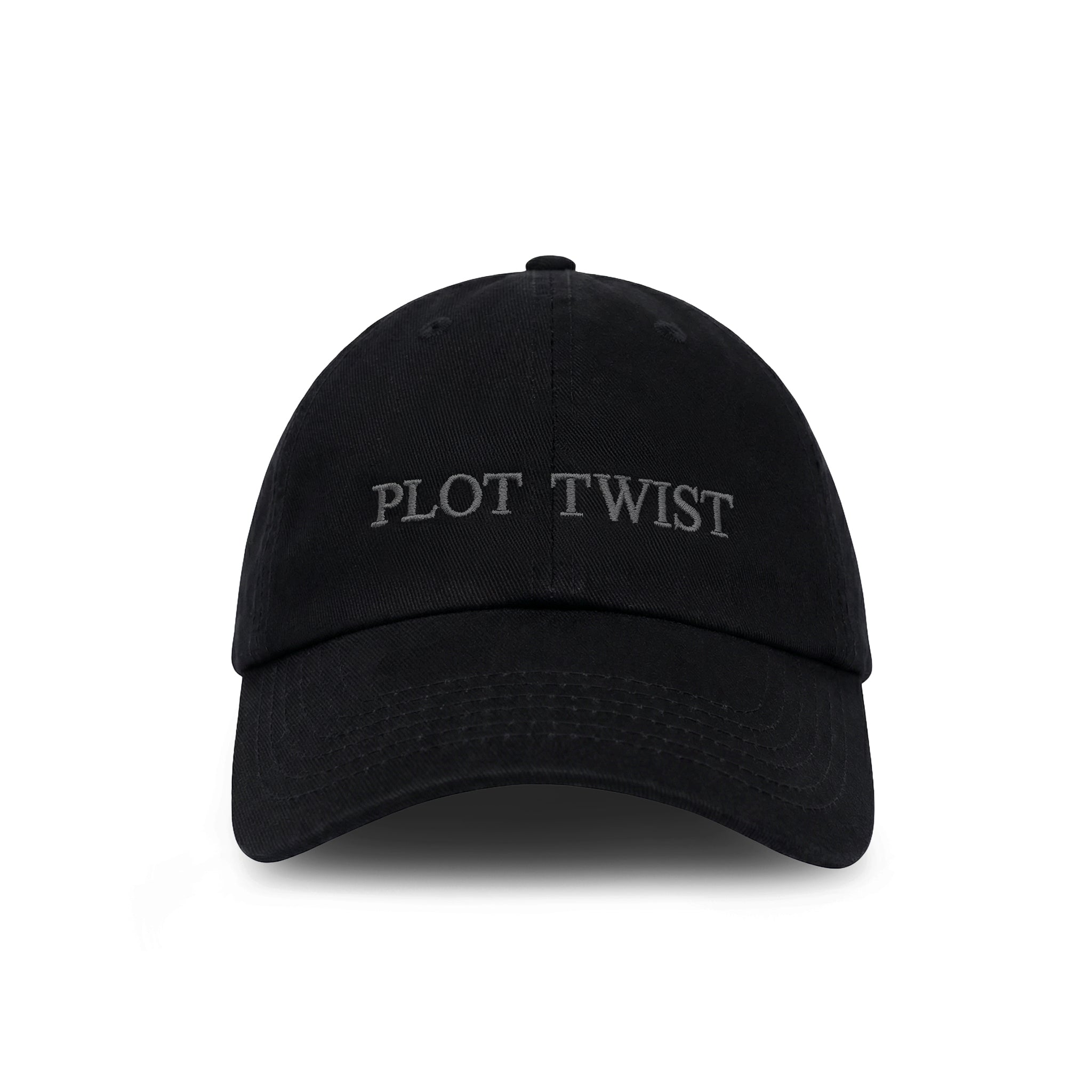 Plot Twist embroidered baseball cap by HO HO COCO