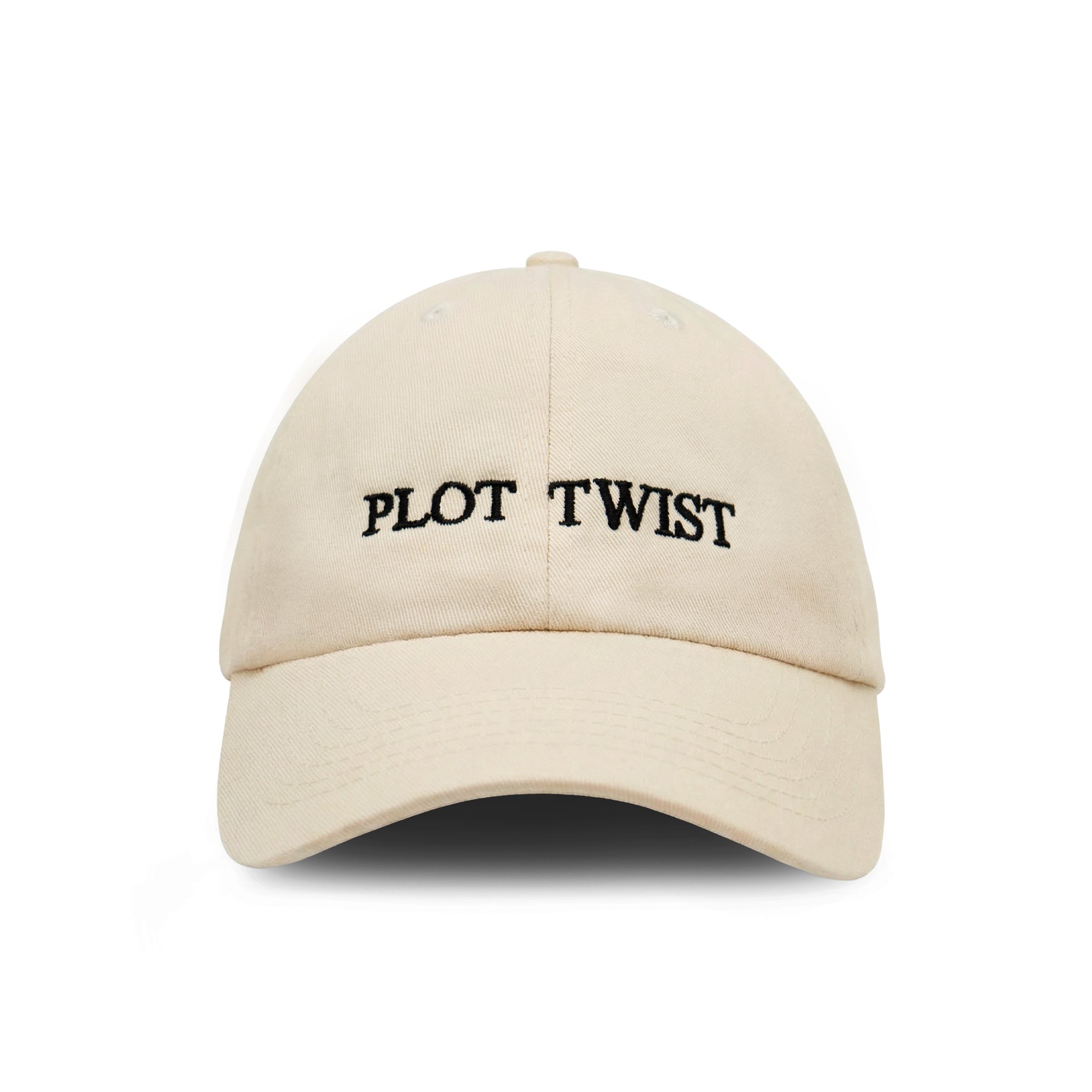 Plot Twist embroidered baseball cap by HO HO COCO