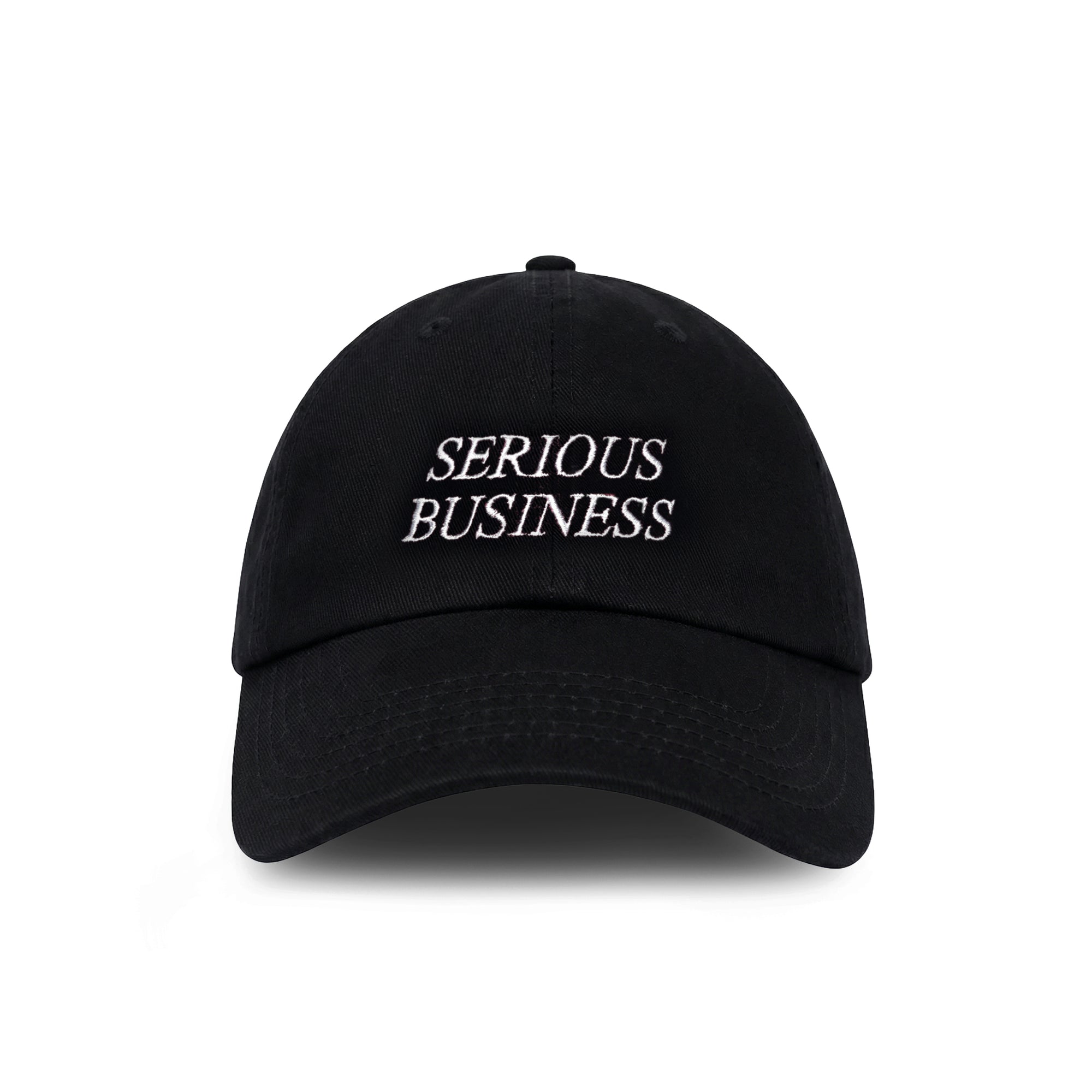 Serious Business embroidered baseball cap by HO HO COCO