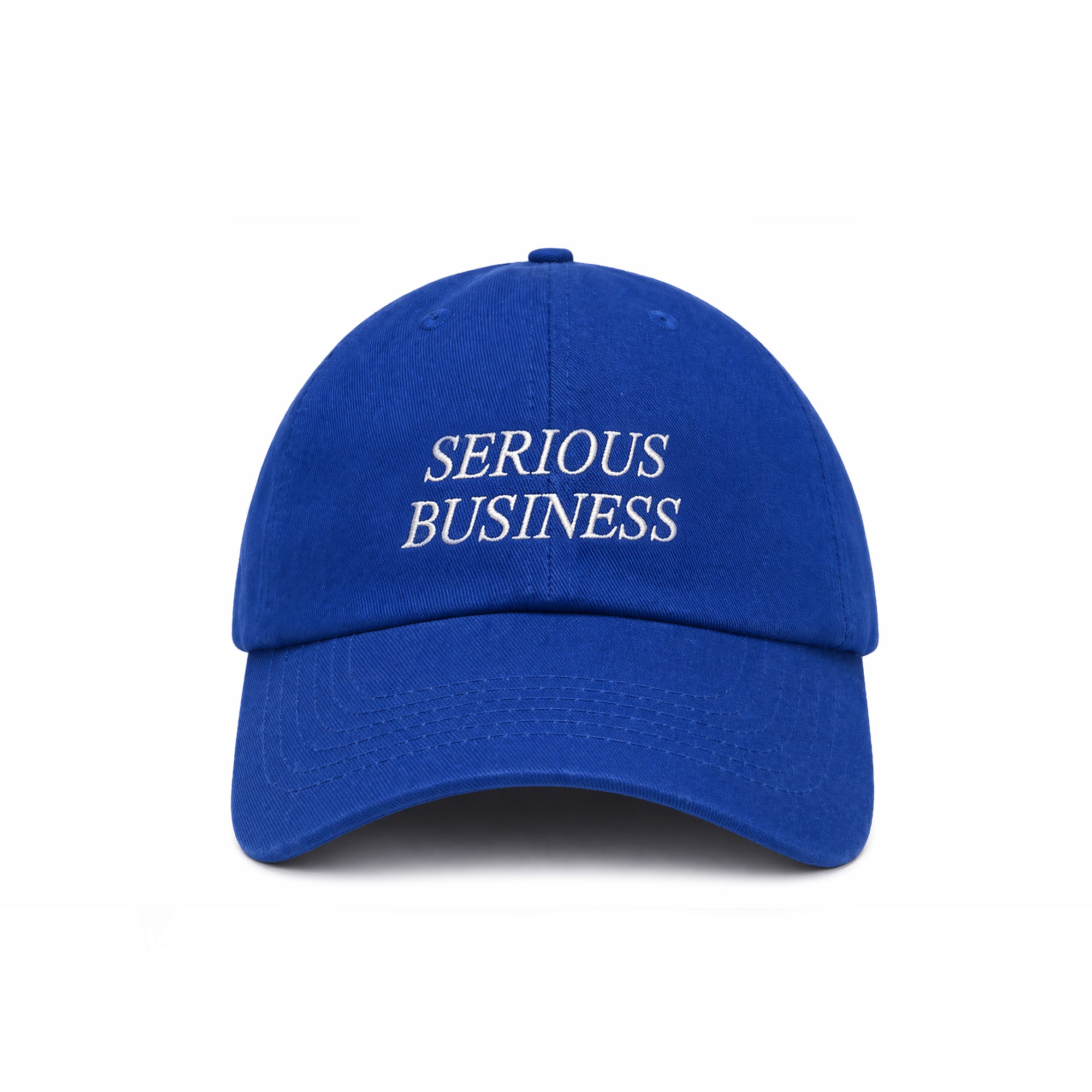 Serious Business embroidered baseball cap by HO HO COCO