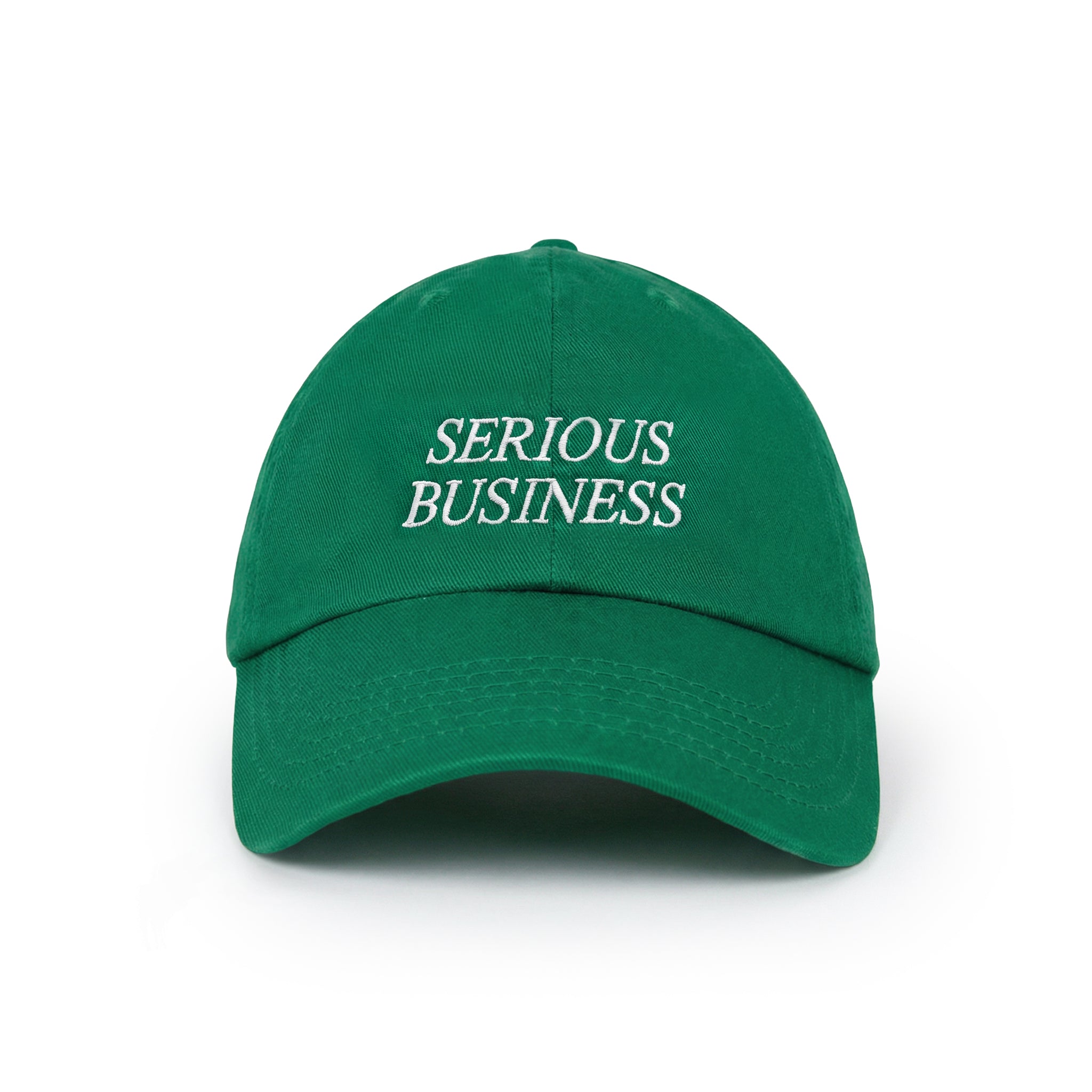 Serious Business embroidered baseball cap by HO HO COCO