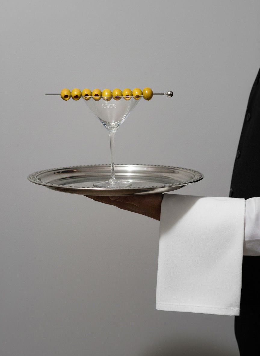Sober Martini Glass