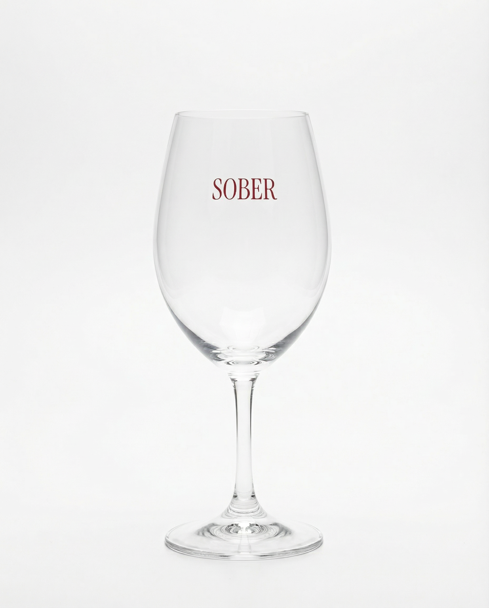 Sober Wine Glass