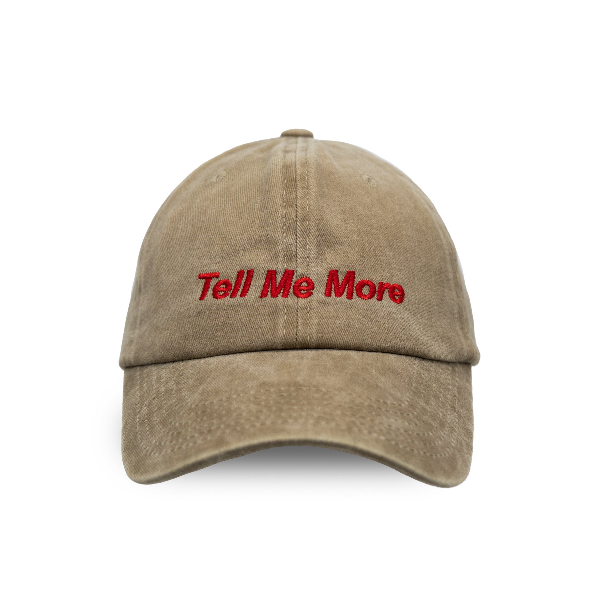 Tell Me More embroidered baseball cap by HO HO COCO