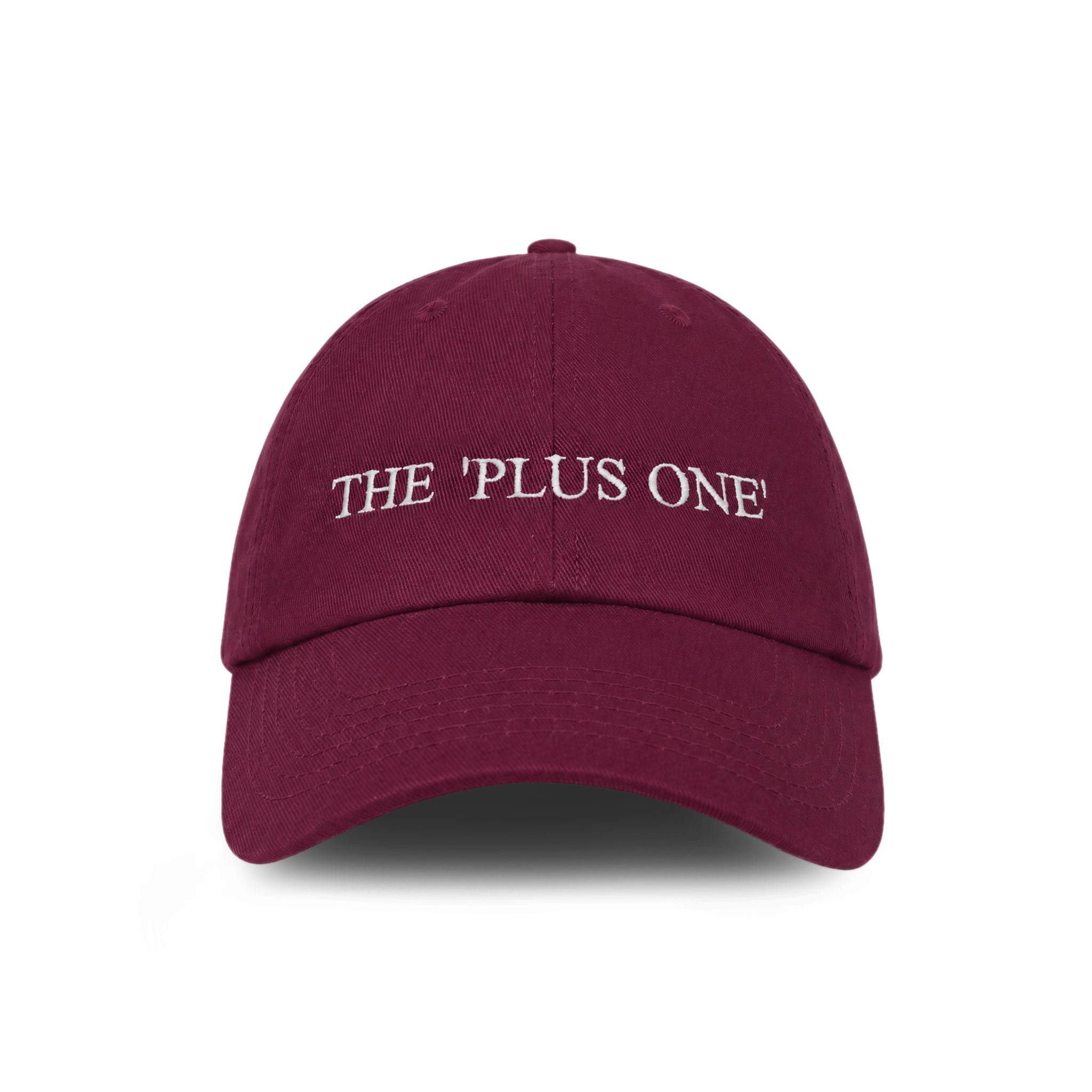 The Plus One embroidered baseball cap by HO HO COCO